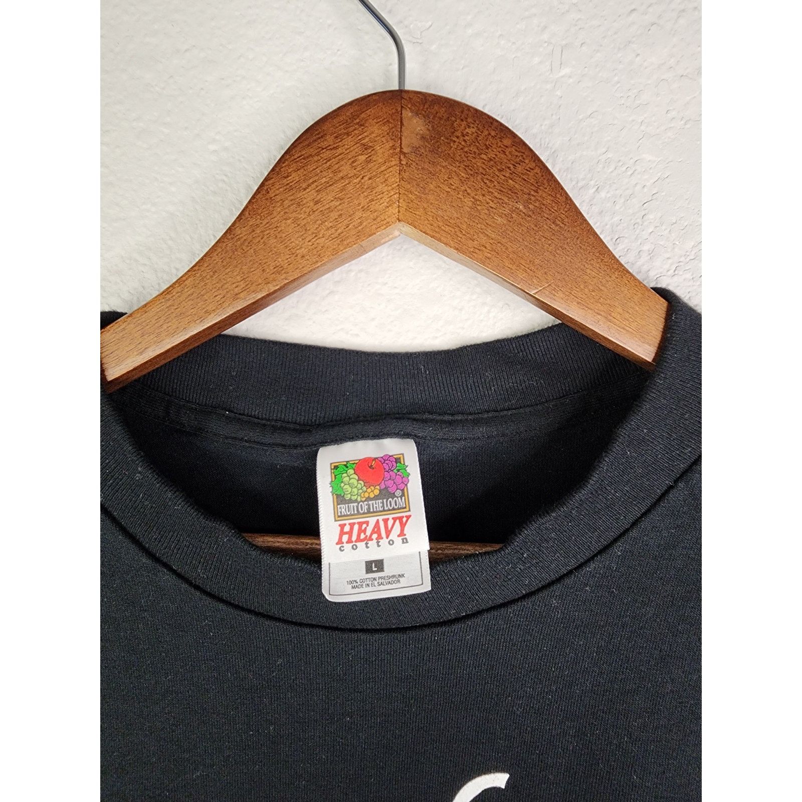 Fruit Of The Loom Hypnofugue Black T-Shirt Fruit of the Loom Large Graphic Tee Size US L / EU 52-54 / 3 - 3 Thumbnail