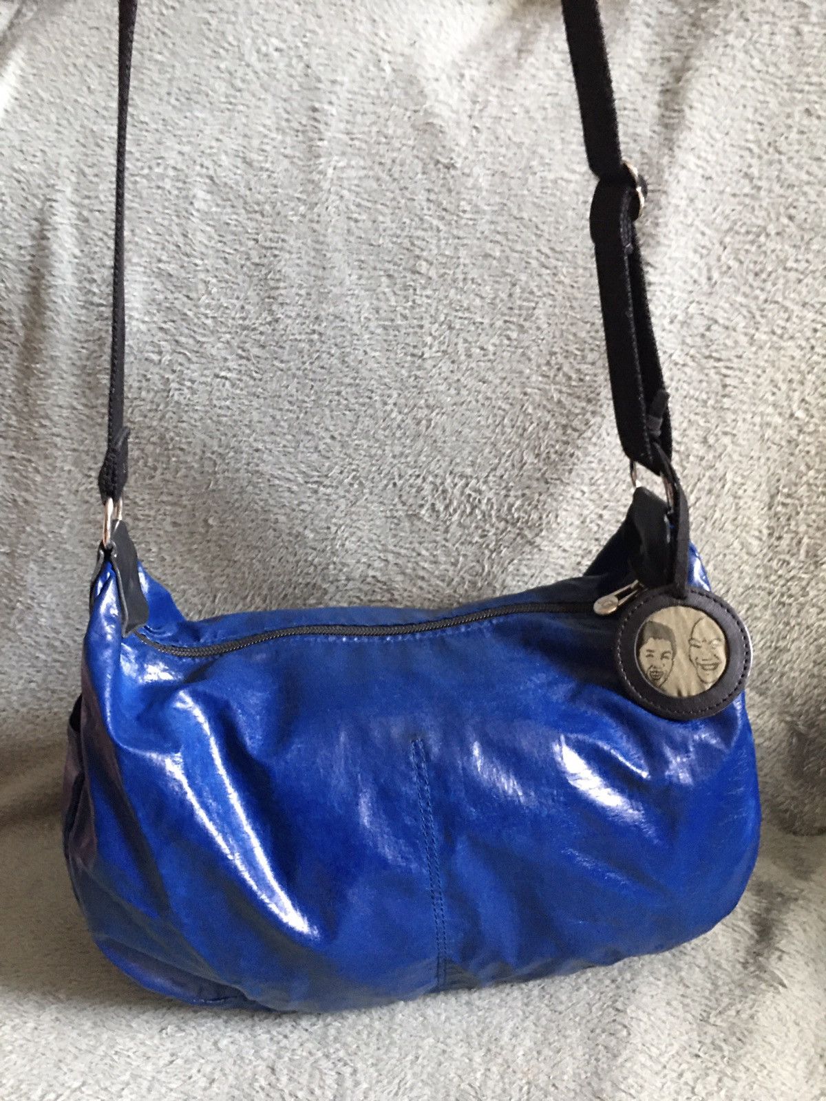 Designer Jack Gomme Paris Blue Design Shoulder Bag Size ONE SIZE - 2 Thumbnail