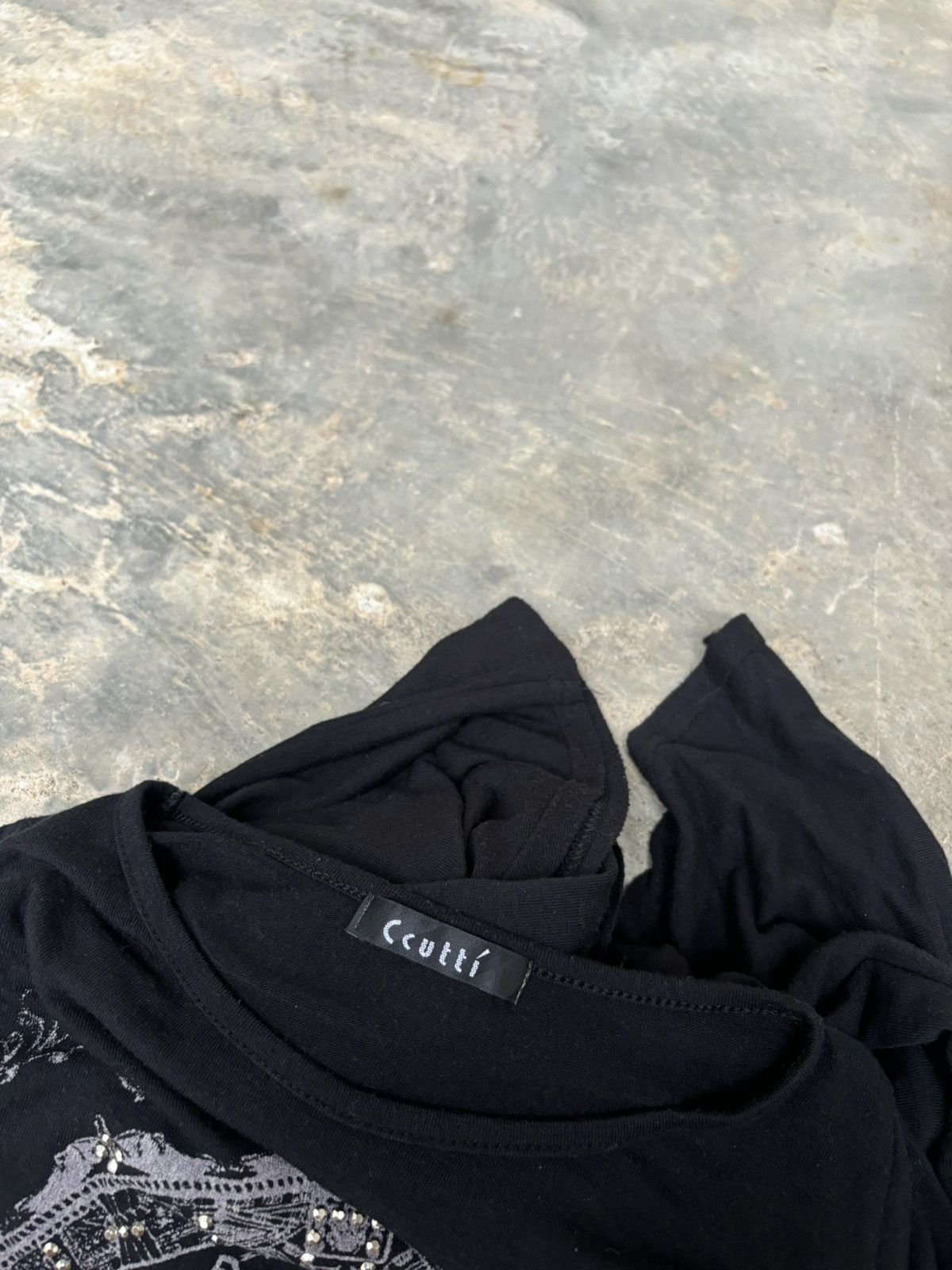 20471120 × Japanese Brand Opium Ccutti Punk style Over Size Longsleeve Size ONE SIZE - 7 Thumbnail