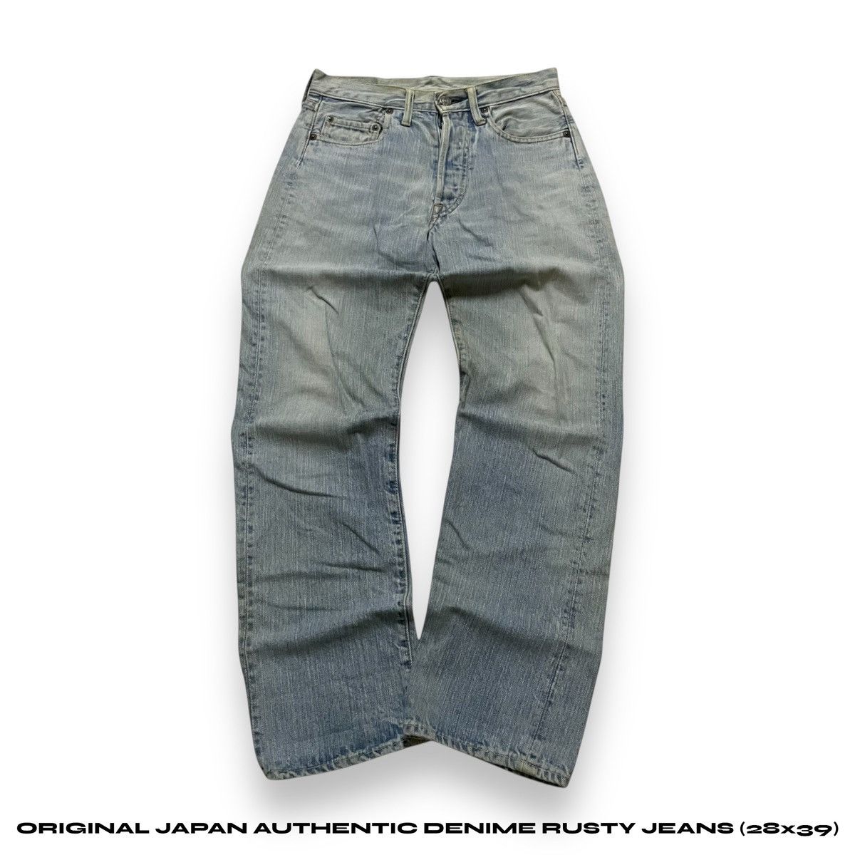 Denime ORIGINAL JAPAN AUTHENTIC DENIME RUSTY JEANS (28×39) Size US 28 / EU 44 - 1 Thumbnail