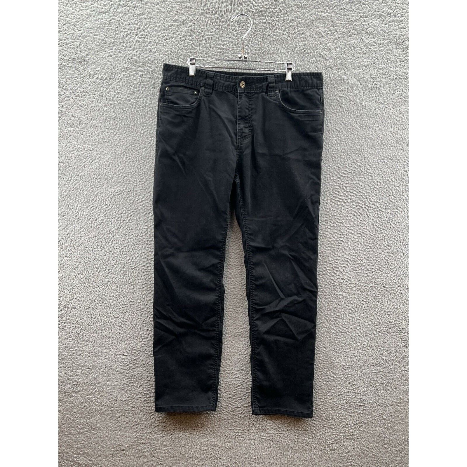 Prana Prana Bridger Black M4bd30315 Men’s Pants Size 34WX30L Size US 34 / EU 50 - 1 Thumbnail