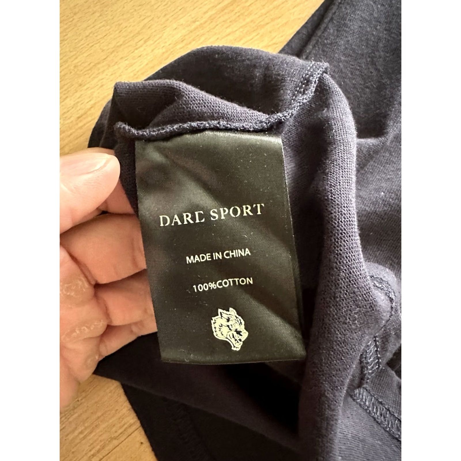 Darc Sport DARC Sport Wolves Cursive Premium Tee Blue Crew Neck XL Regular Short Sleeve Cotton Logo Embroidered 1000 155 of 1000 RARE Men T-Shirt Sports Size US XL / EU 56 / 4 - 6 Thumbnail