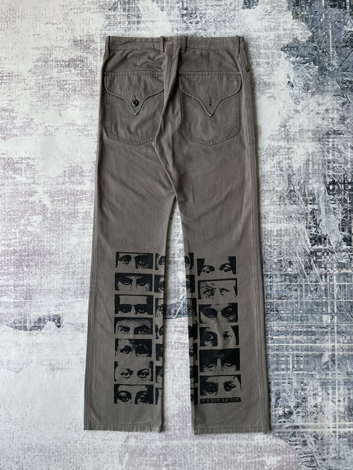 14th Addiction 010920 The Nine Heads Raf Simon Style Trousers Size US 30 / EU 46 - 2 Thumbnail