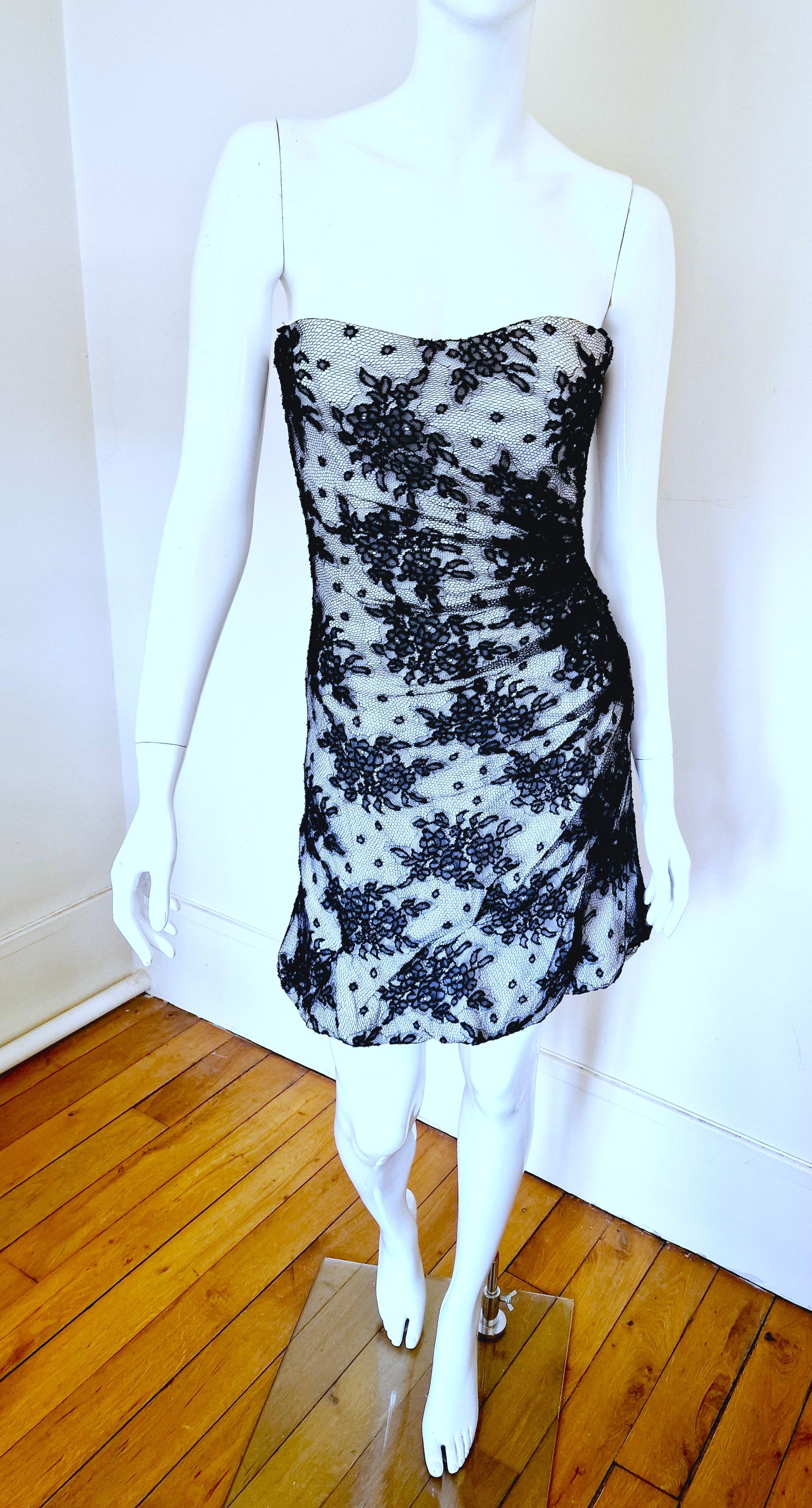 Dolce & Gabbana Dolce & Gabbana D&G Lace Bustier Small Medium Corset Dress Size S / US 4 / IT 40 - 3 Thumbnail