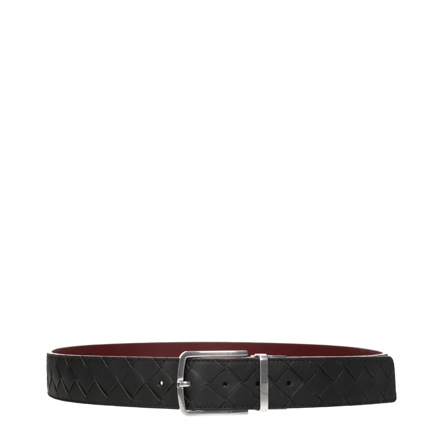 Bottega Veneta ob1o1e0325 Size: 95 / Leather Belt in Green/Barolo Size 36 - 1 Thumbnail