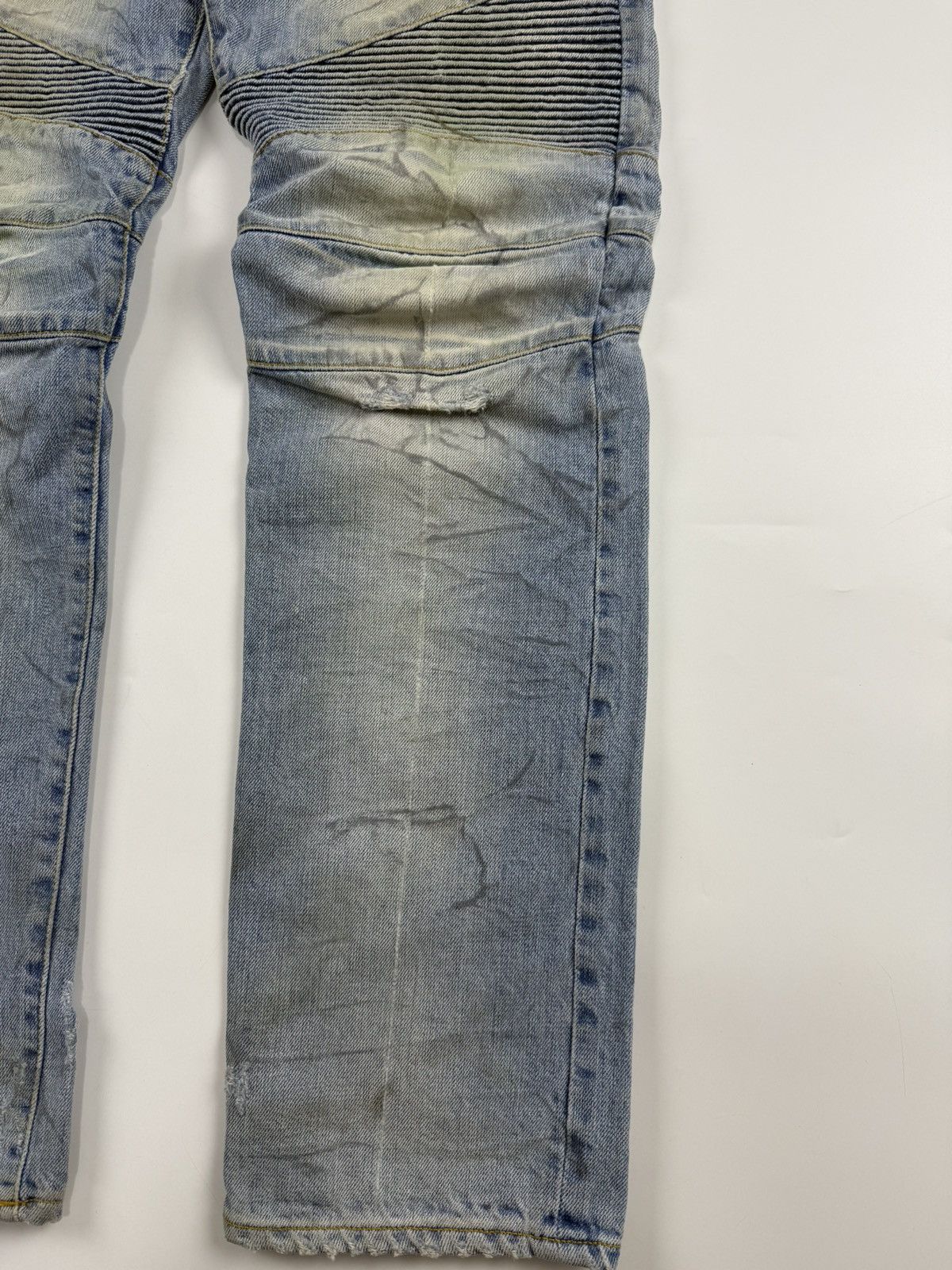Balmain Balmain x Christophe Decarnin S/S’11 Biker Denim Size US 31 - 6 Thumbnail