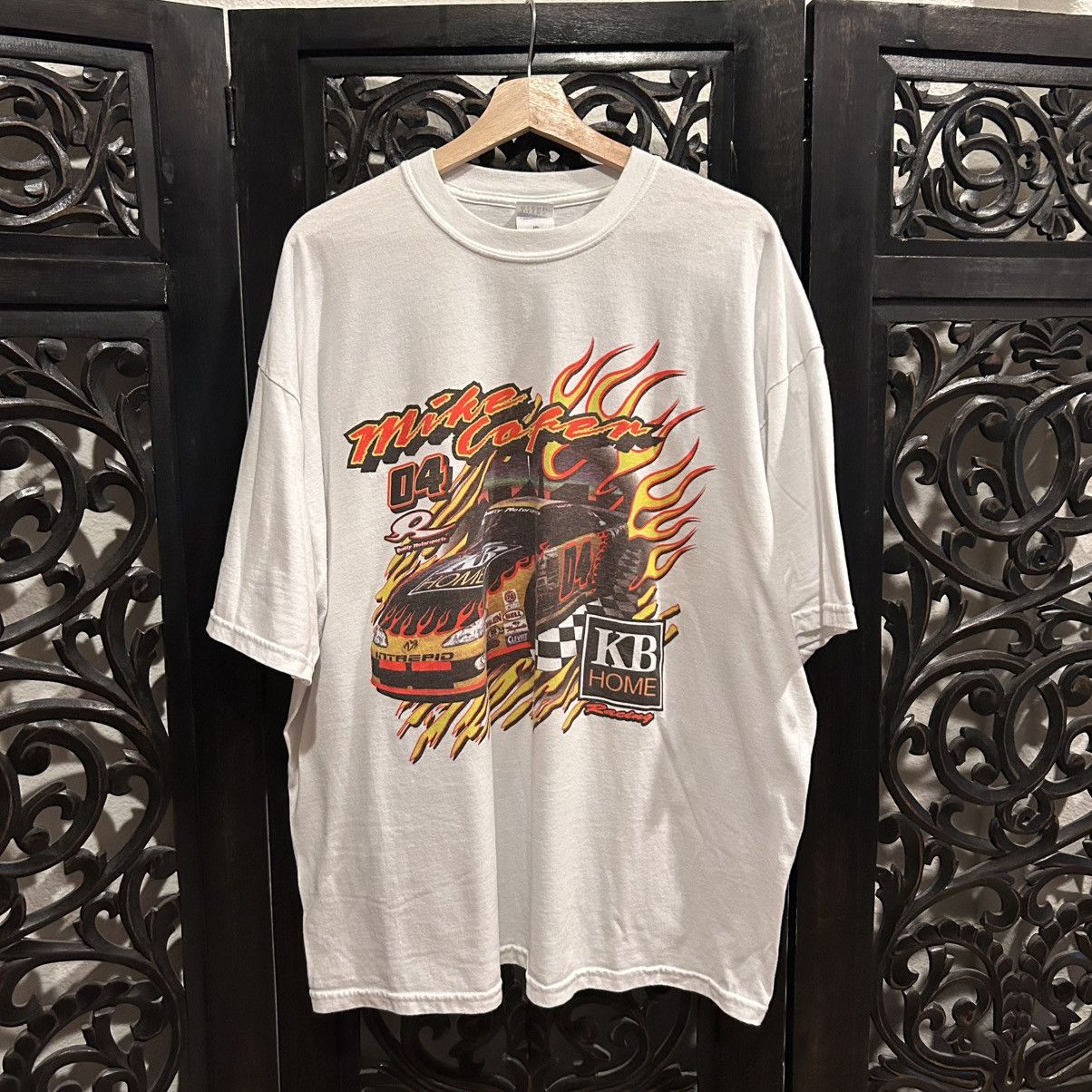 NASCAR VTG 2000s Mike Cope NASCAR TEE Size US XXL / EU 58 / 5 - 1 Thumbnail