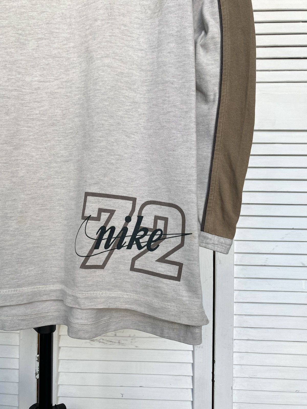Nike × Vintage Nike Vintage 72 Travis Scott Button Up Long Sleeve Y2K Size US XL / EU 56 / 4 - 5 Thumbnail