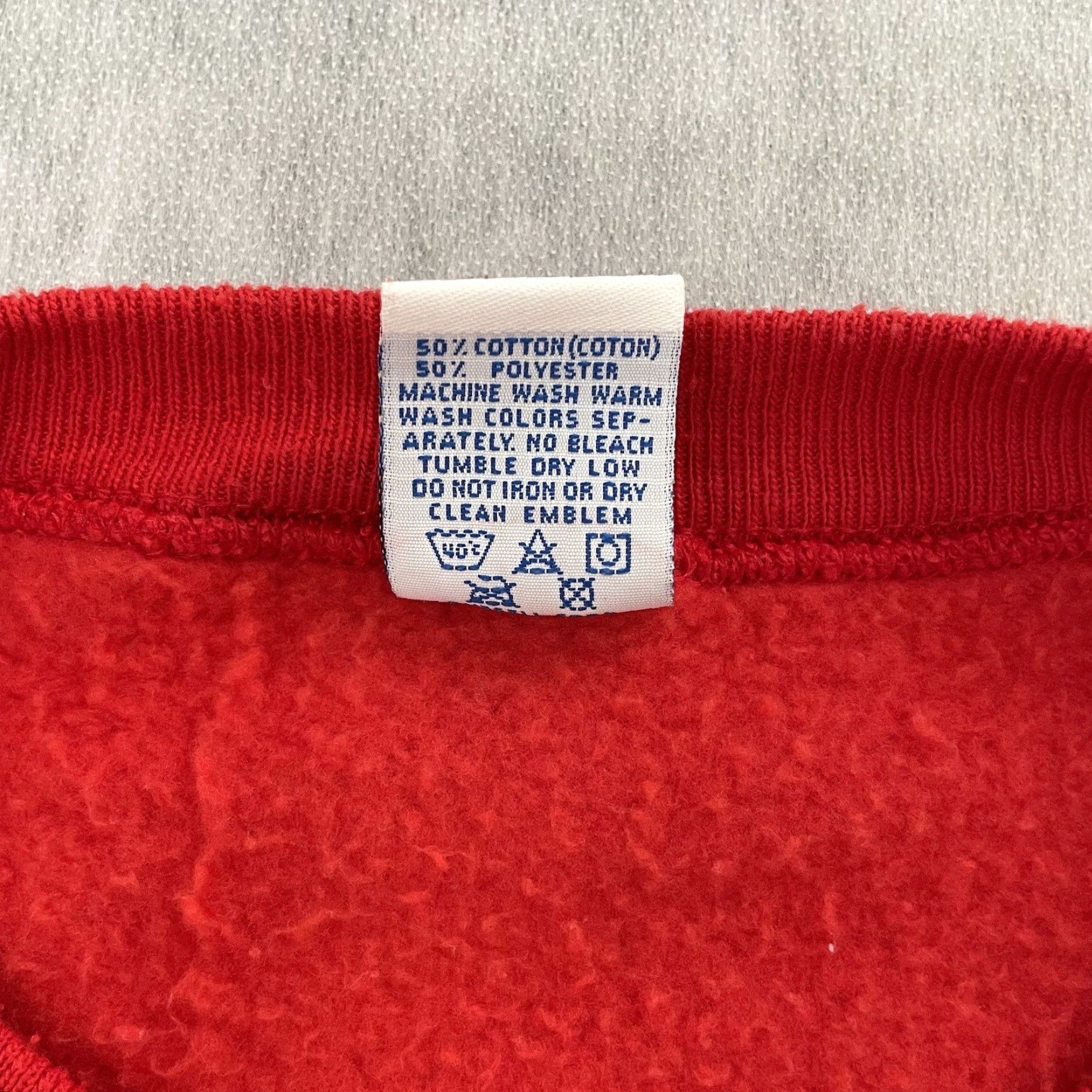 Russell Athletic VINTAGE Russell Athletic Allegheny Sweater Pullover Shirt Mens 2XL Red USA Crew Neck Fleece Logo Cotton Blend Polyester Instant Washable Size US XXL / EU 58 / 5 - 7 Thumbnail