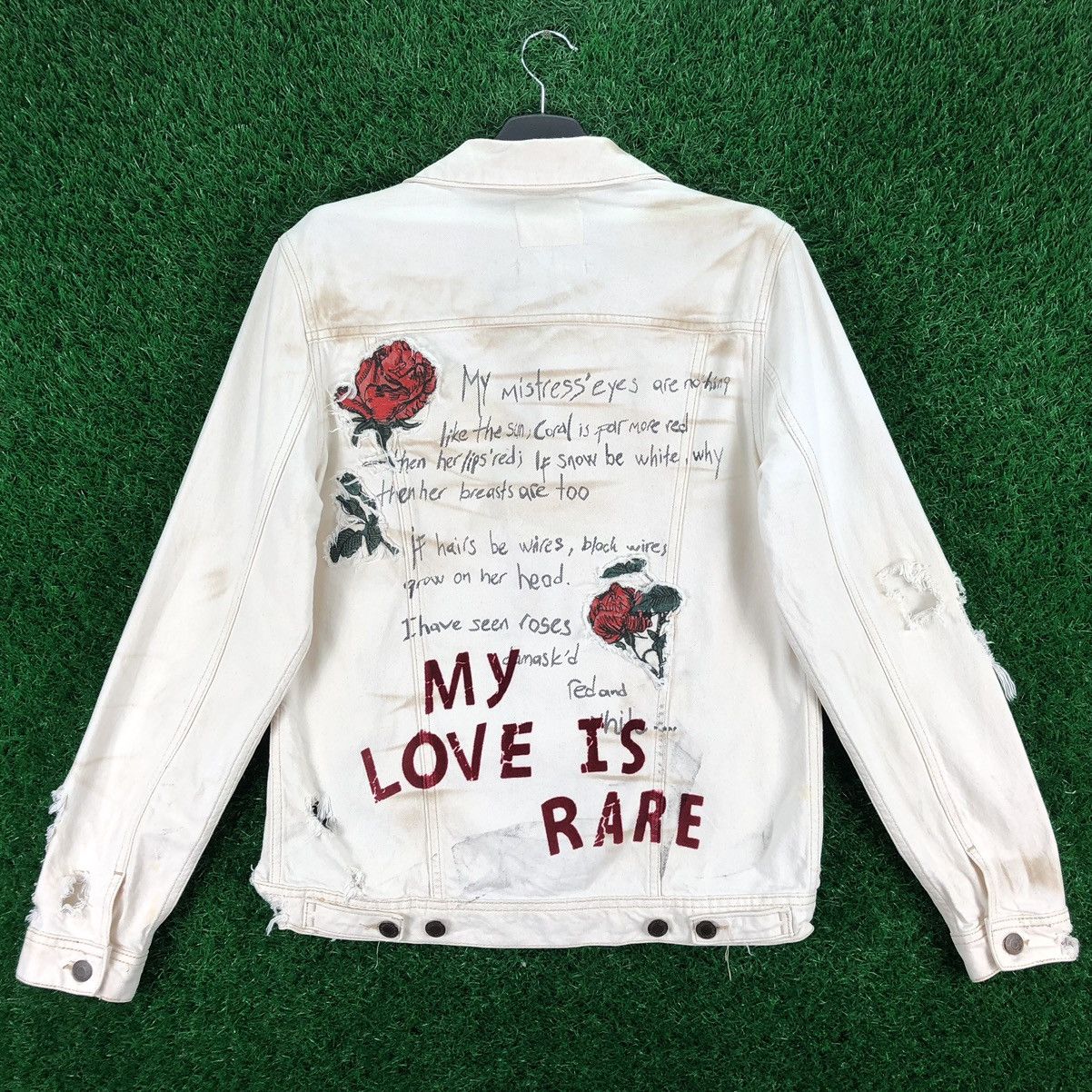 Zara Zara Man Thrashed Denim Jacket Punk Style Size US S / EU 44-46 / 1 - 1 Thumbnail