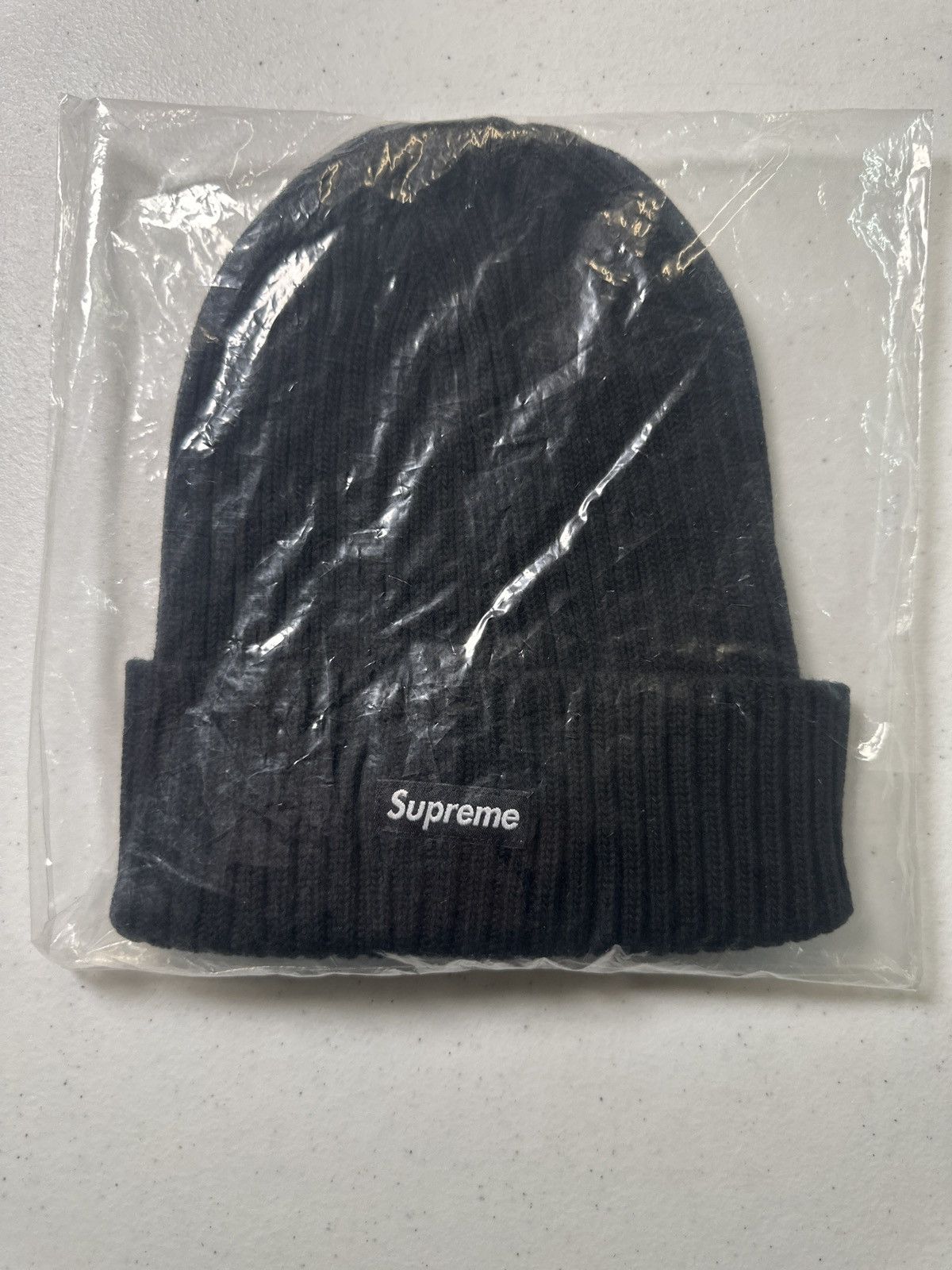 Supreme Supreme Overdyed Beanie Washed Black (SS24) | Grailed