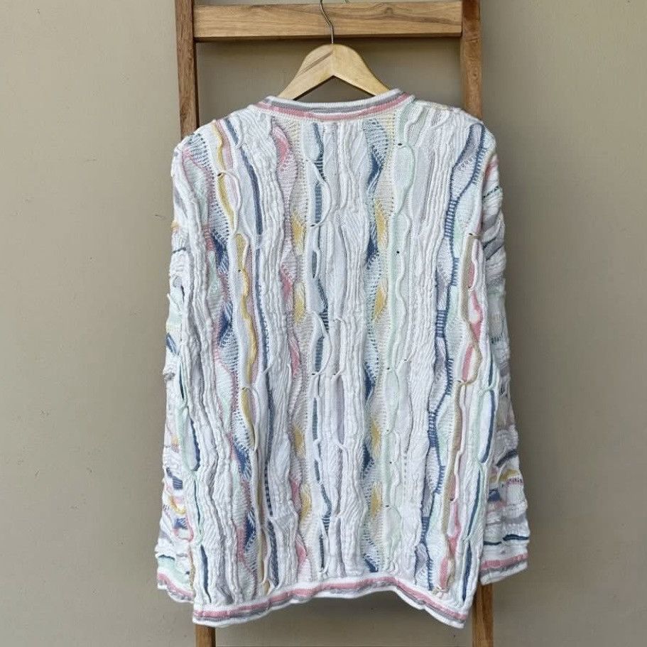 Vintage Emaroo 3D Knitted Cardigan Coogi Style Size US L / EU 52-54 / 3 - 6 Thumbnail