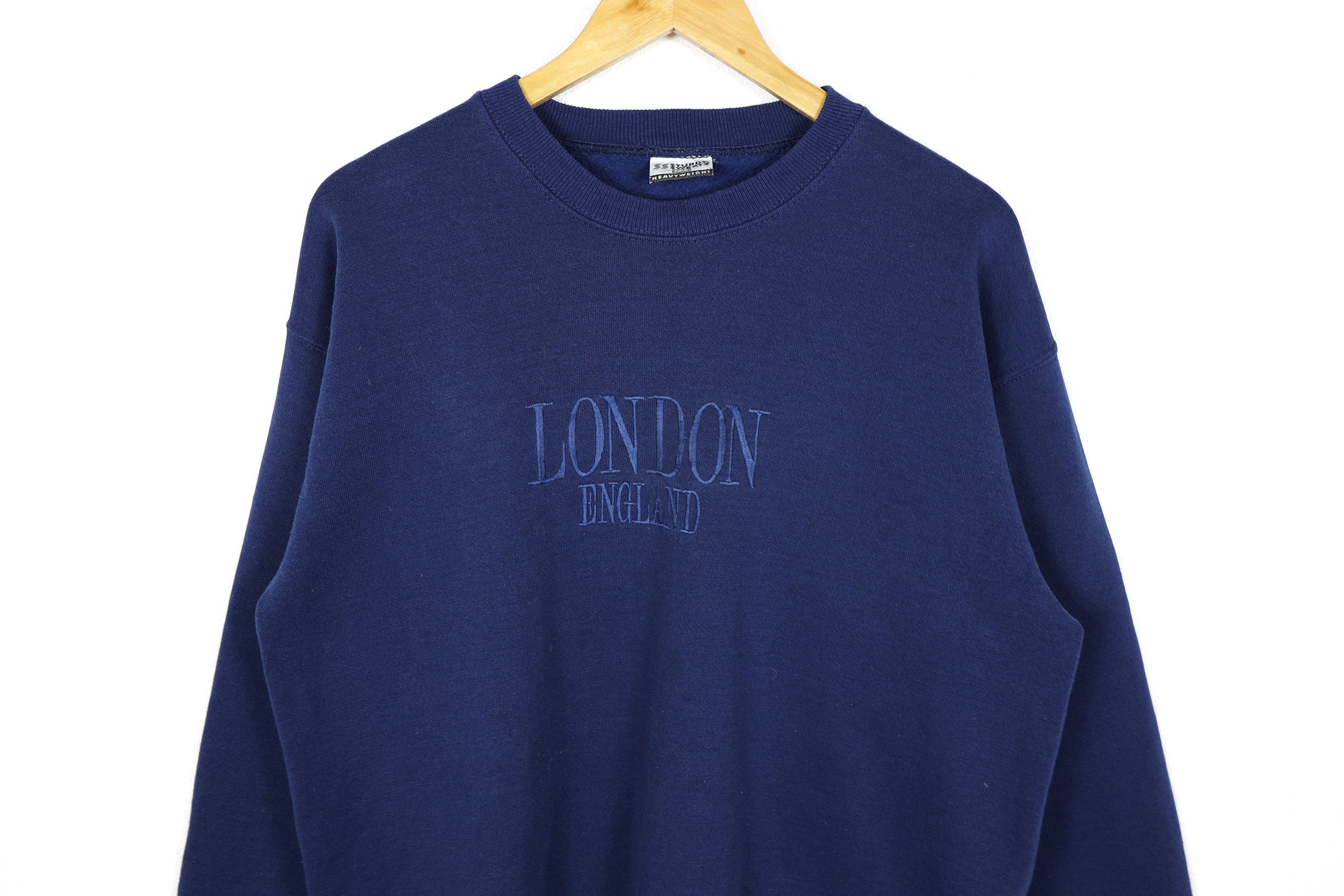 Lee × Vintage Vintage London England Embr Logo by Lee Heave Sweatshirt 90s Size US L / EU 52-54 / 3 - 2 Thumbnail