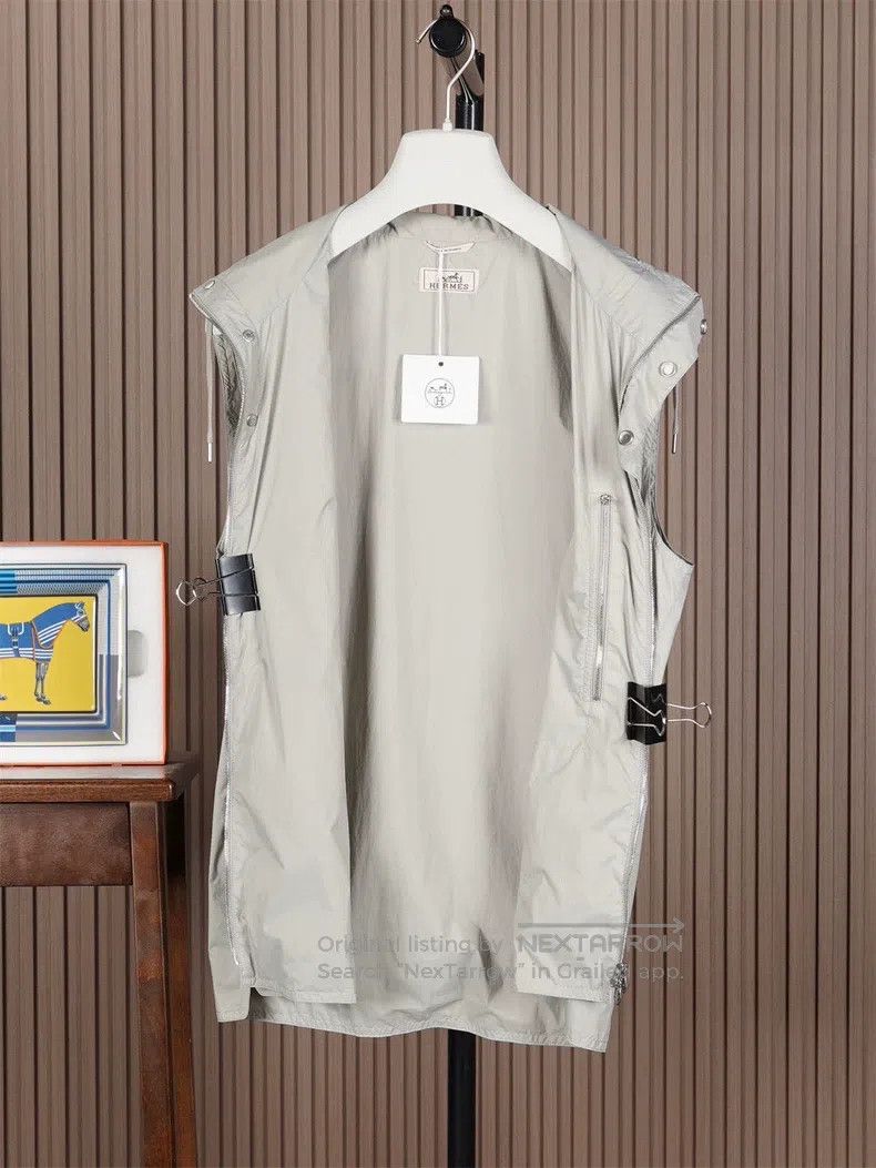 Hermes Hermes Men's Spring/Summer Tech Fabric Vest Size US M / EU 48-50 / 2 - 4 Thumbnail