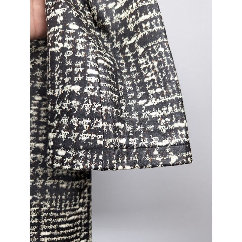 Bottega Veneta o1rshd1 Doucle Prince Of Wales Coat in White/Fondant/Camel Size US M / EU 48-50 / 2 - 8 Thumbnail