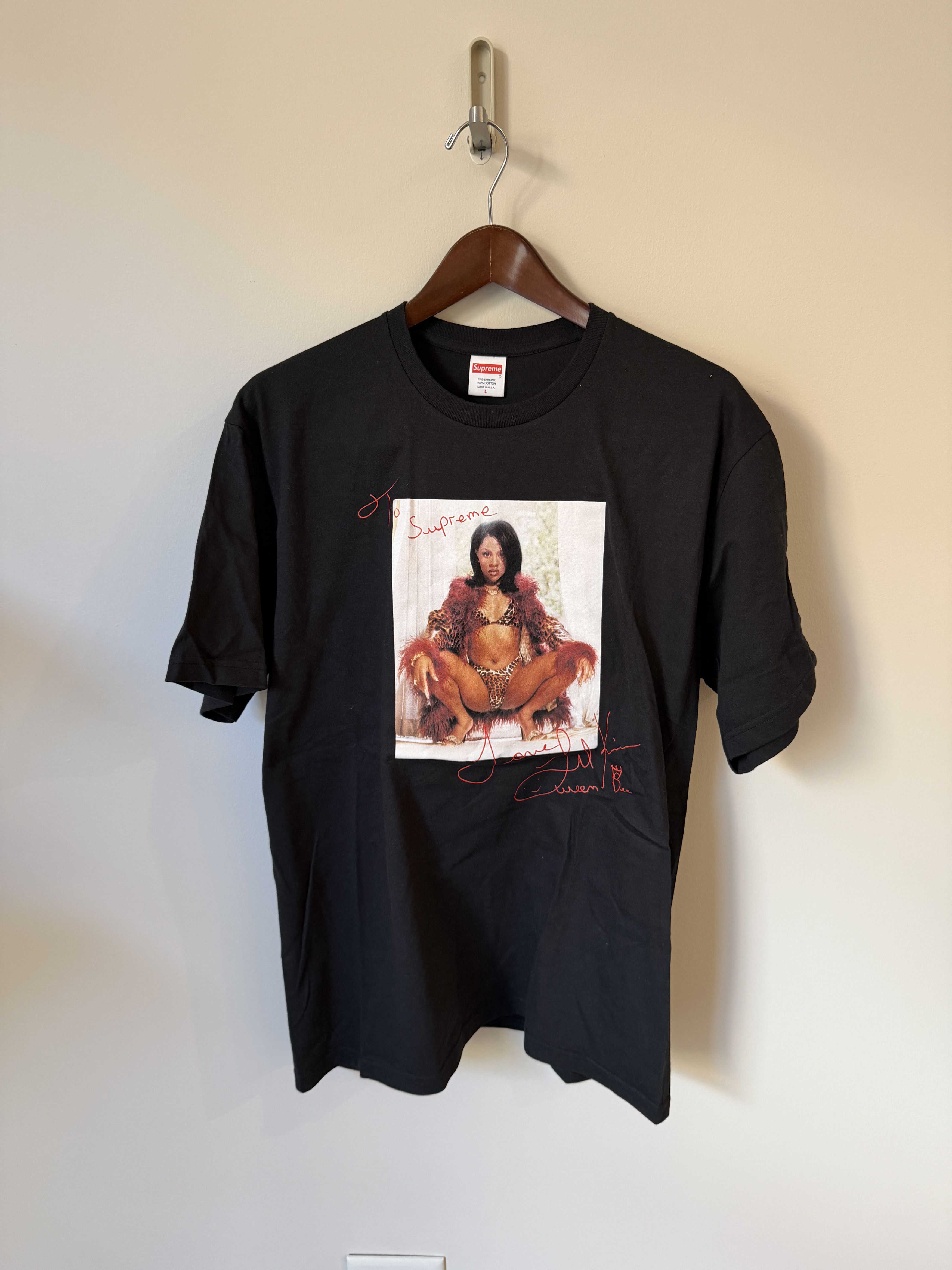 Supreme Supreme Large Lil Kim Shirt Black | Grailed