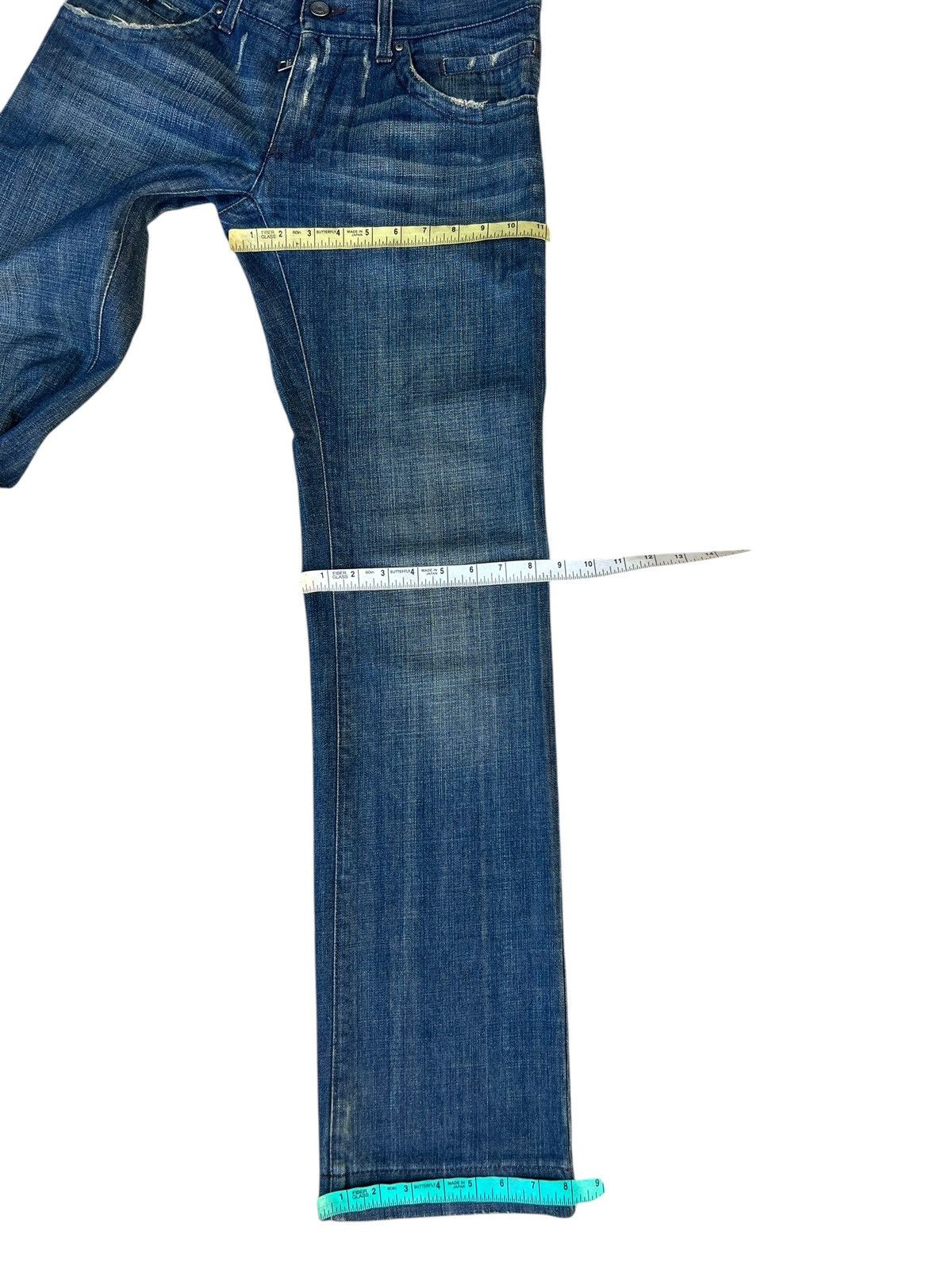 Dolce & Gabbana Vintage Y2K Dolce & Gabbana Distress Denim Slim Jeans Size US 31 - 5 Thumbnail