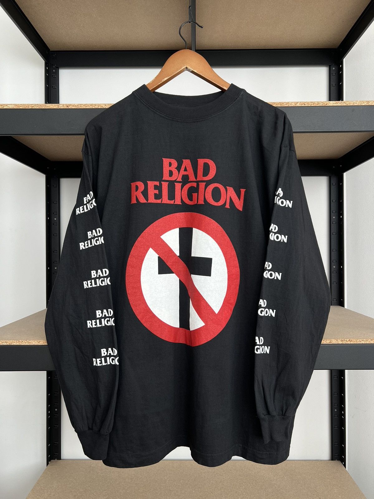 Band Tees Vintage 1996 Bad Religion Punk Rock Band Long Sleeve T-shirt Size US XL / EU 56 / 4 - 3 Thumbnail