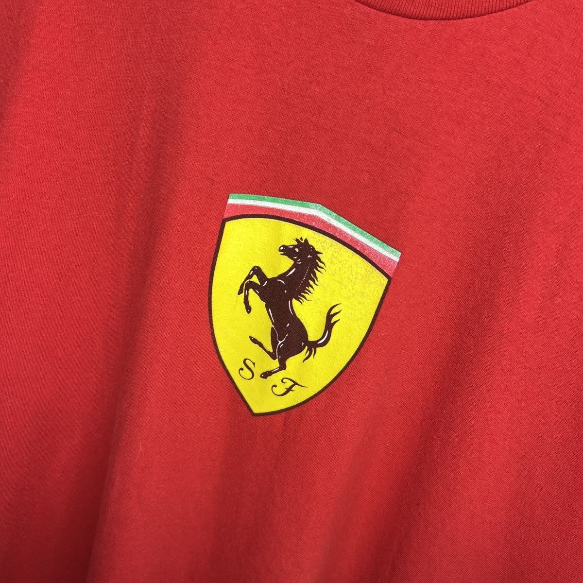Ferrari Ferrari Logo Crest T-Shirt Racing VTG 90s Cars Size US XL / EU 56 / 4 - 6 Thumbnail