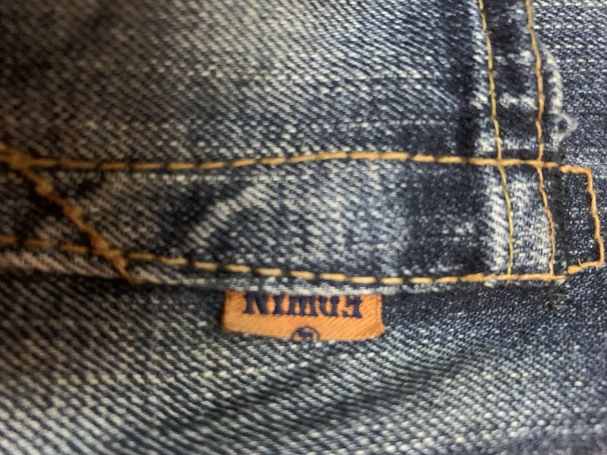 Japanese Brand Edwin 505v selvedge distressed Size US 30 / EU 46 - 4 Thumbnail