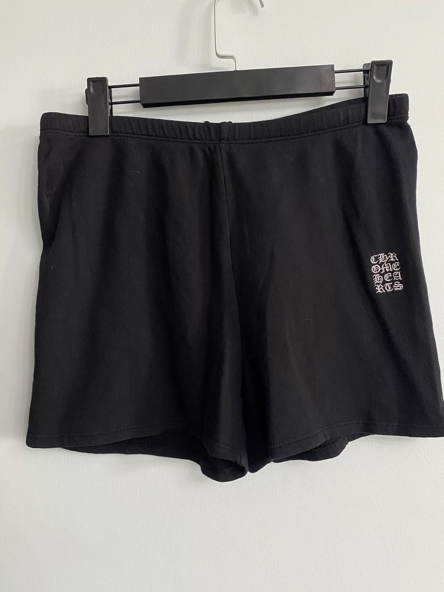 Chrome Hearts Chrome Hearts Black Logo Embroidered Shorts Size US 30 / EU 46 - 1 Thumbnail