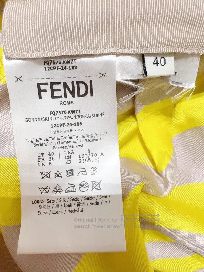Fendi Fendi Skirt Size 26" / US 2 / IT 38 - 5 Thumbnail