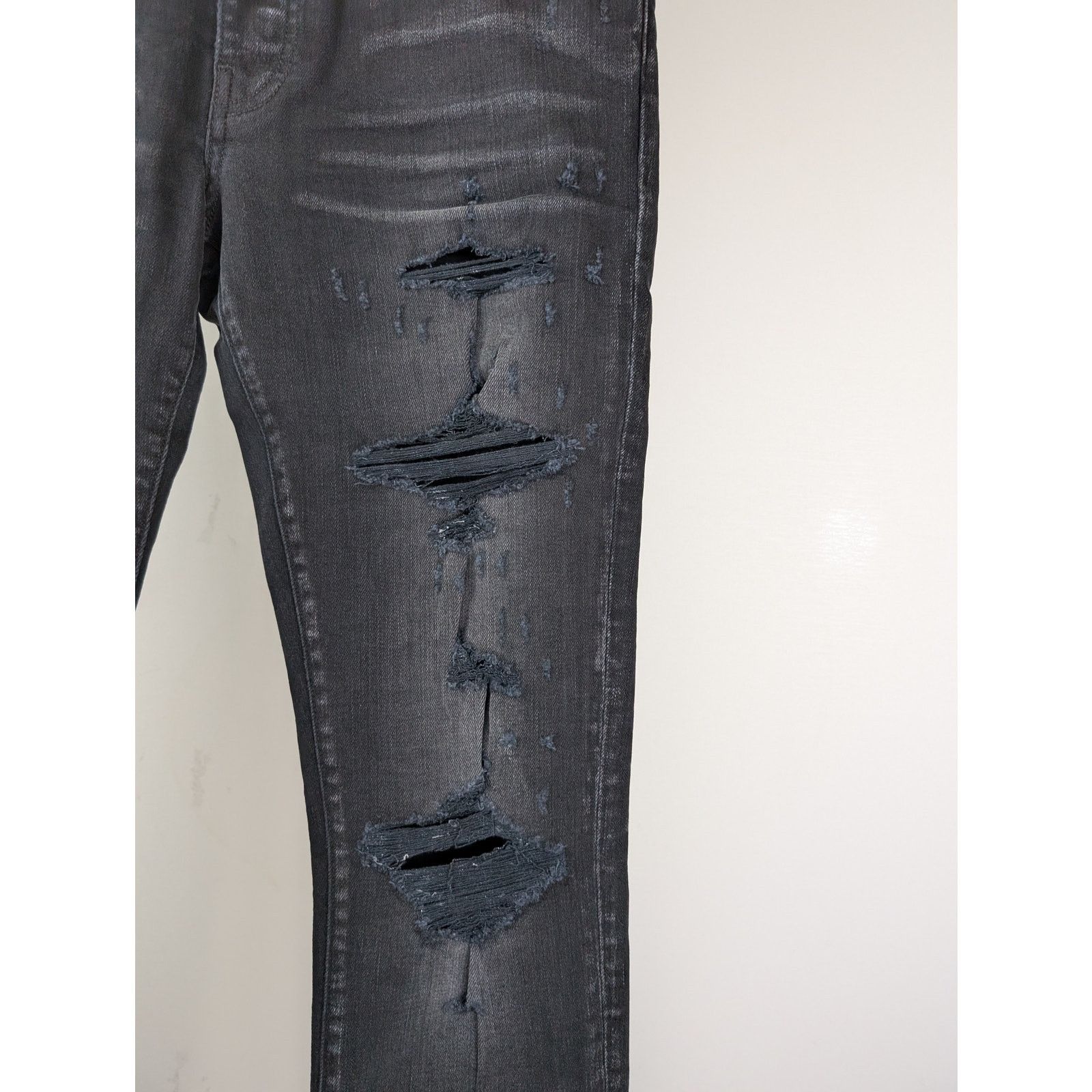 Amiri o1rshd1 Thrasher Plus Jean in Aged Black Size US 38 / EU 54 - 6 Thumbnail