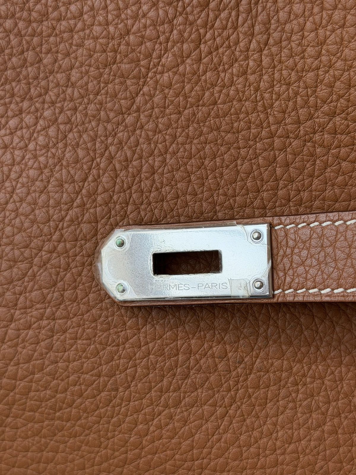 Hermes Hermes Gold Taurillon Clemence Kelly 50 Travel Bag Size ONE SIZE - 10 Thumbnail
