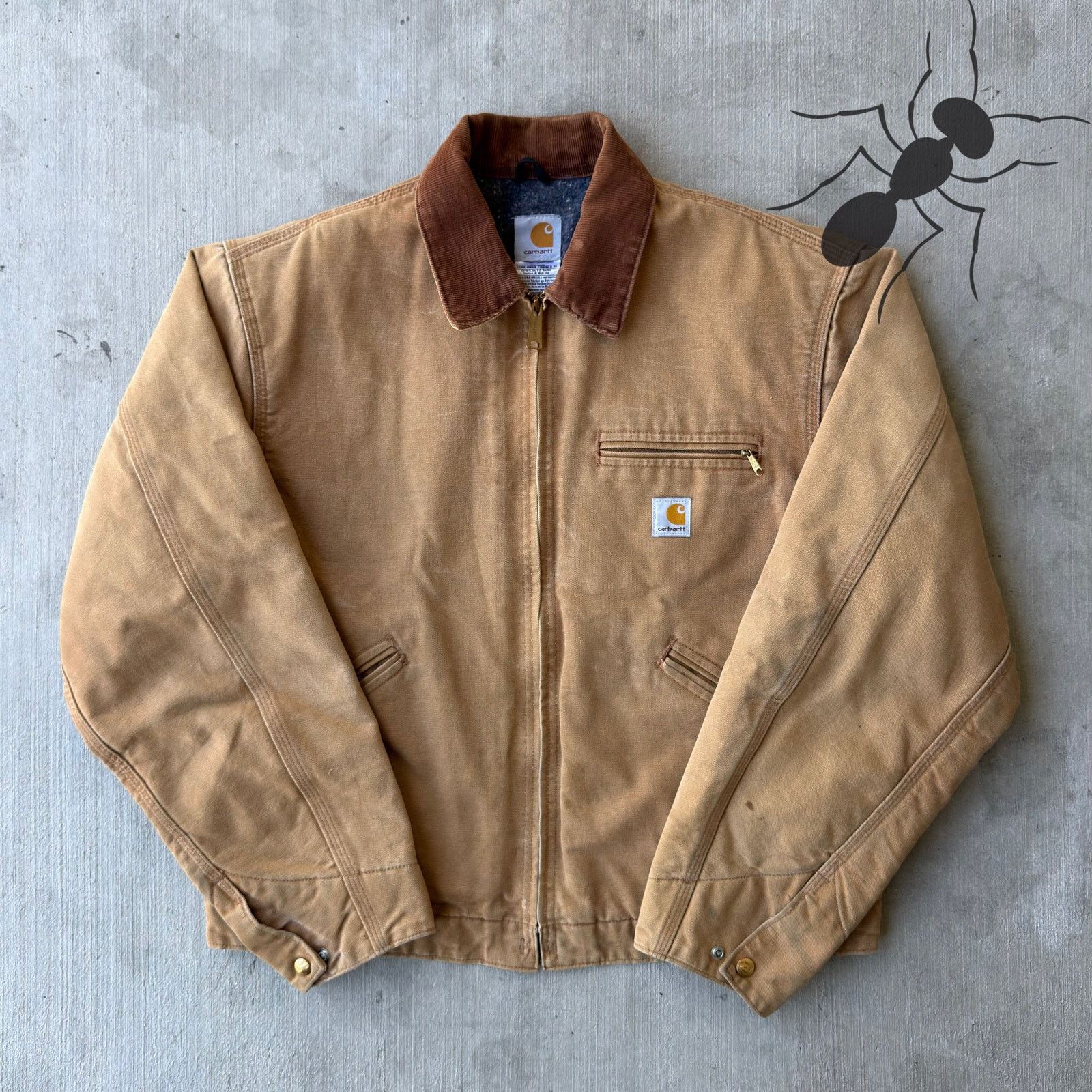 Carhartt × Vintage Carhartt J01 Brown Detroit work wear jacket Size US L / EU 52-54 / 3 - 1 Thumbnail