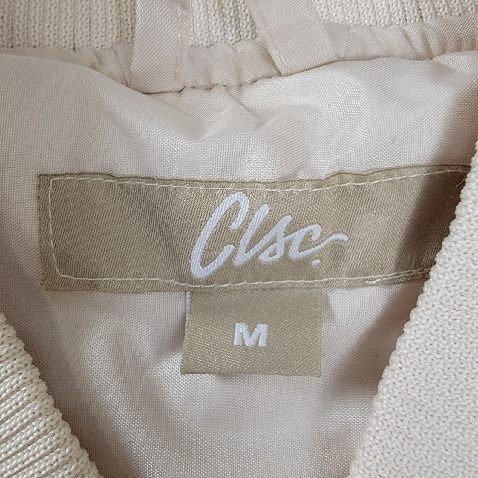 CLSC CLSC Men Sucks to Suck Varsity Script Jacket 'LA' Beige Sz M Size US M / EU 48-50 / 2 - 4 Thumbnail