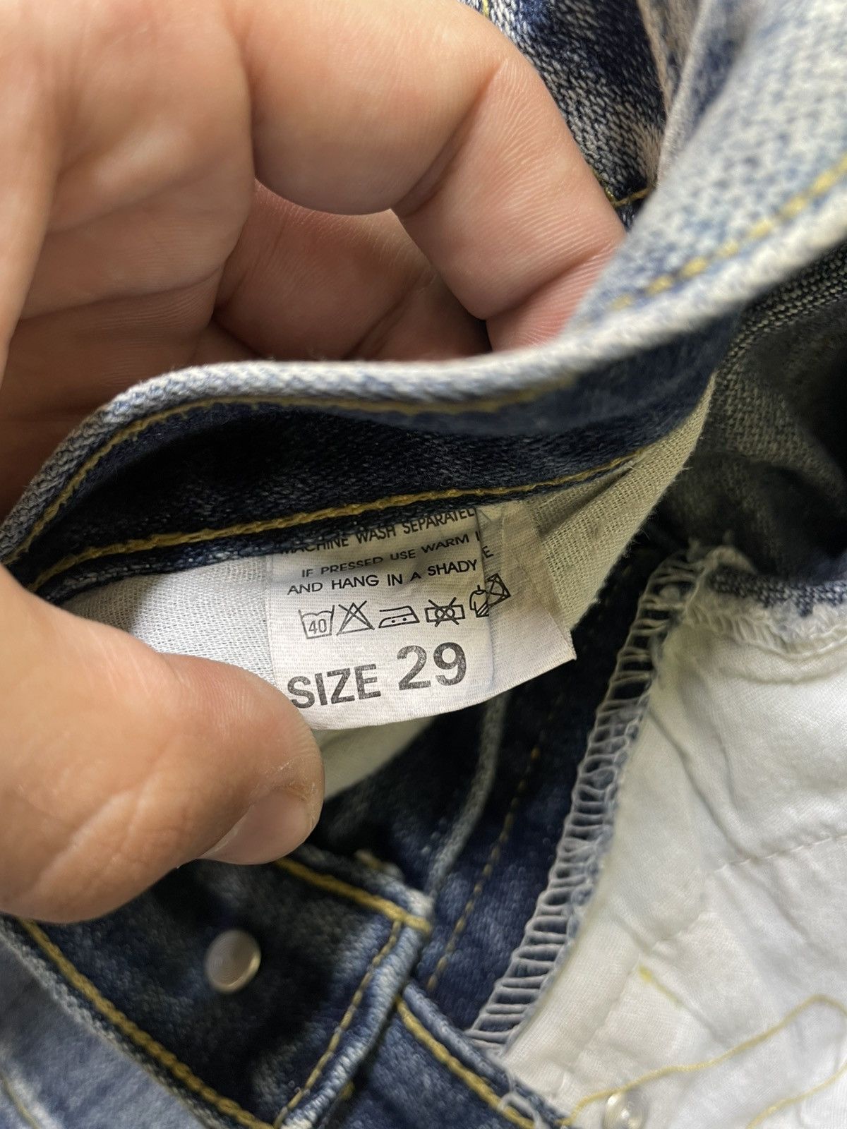 If Six Was Nine Diesel Ifsixwasnine Style Flare Denim Rockstar Grail LGB Size US 29 - 6 Thumbnail