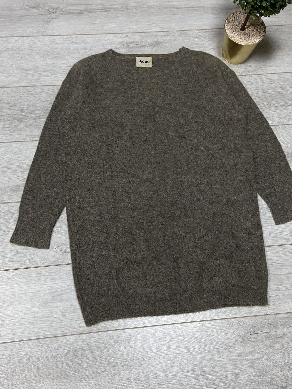 Acne Studios × Vintage Acne Studios wham mohair luxury wool sweater dress Size S / US 4 / IT 40 - 4 Thumbnail