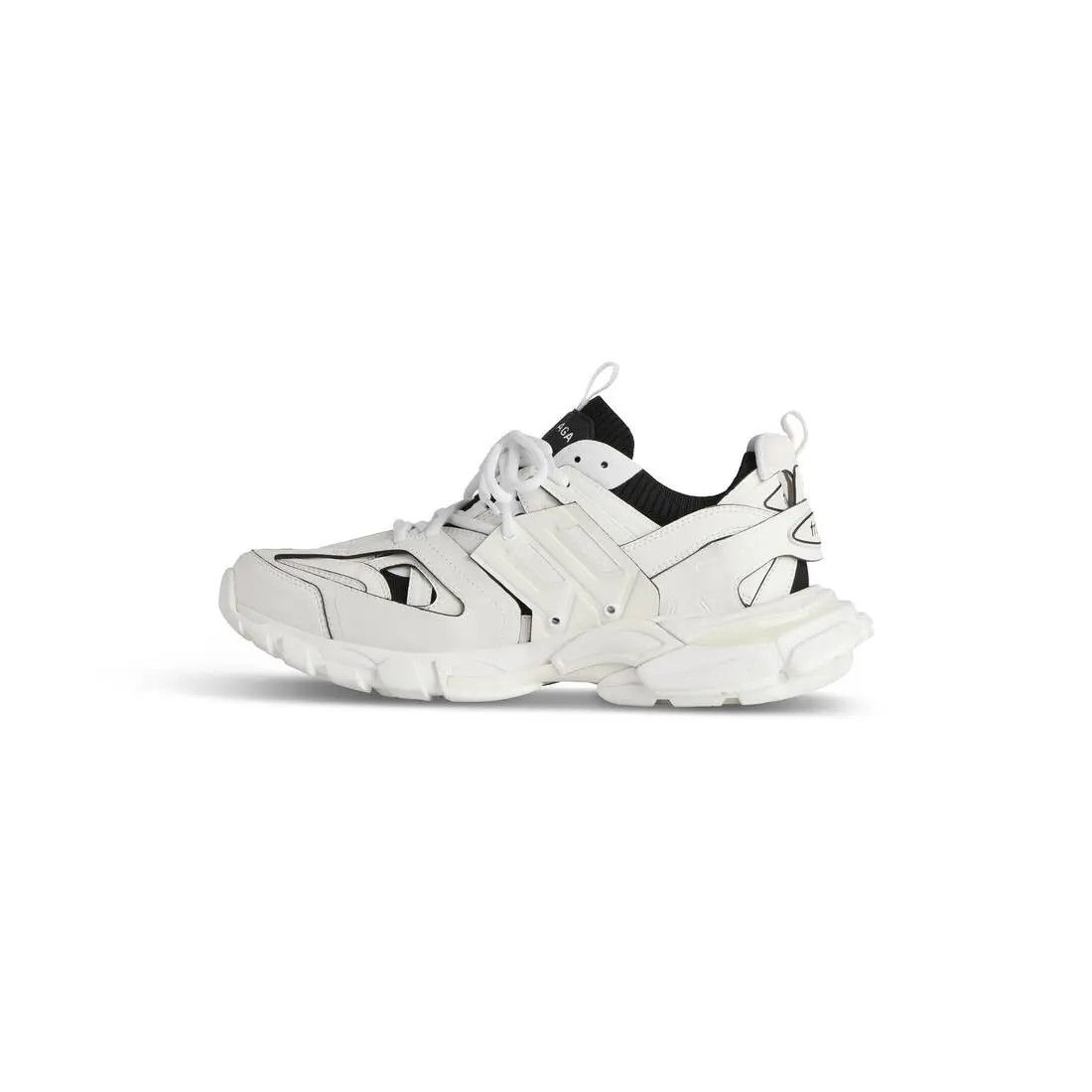 Balenciaga o1in1g0824 Track Sock Sneaker in White/Black Size US 13 / EU 46 - 4 Thumbnail