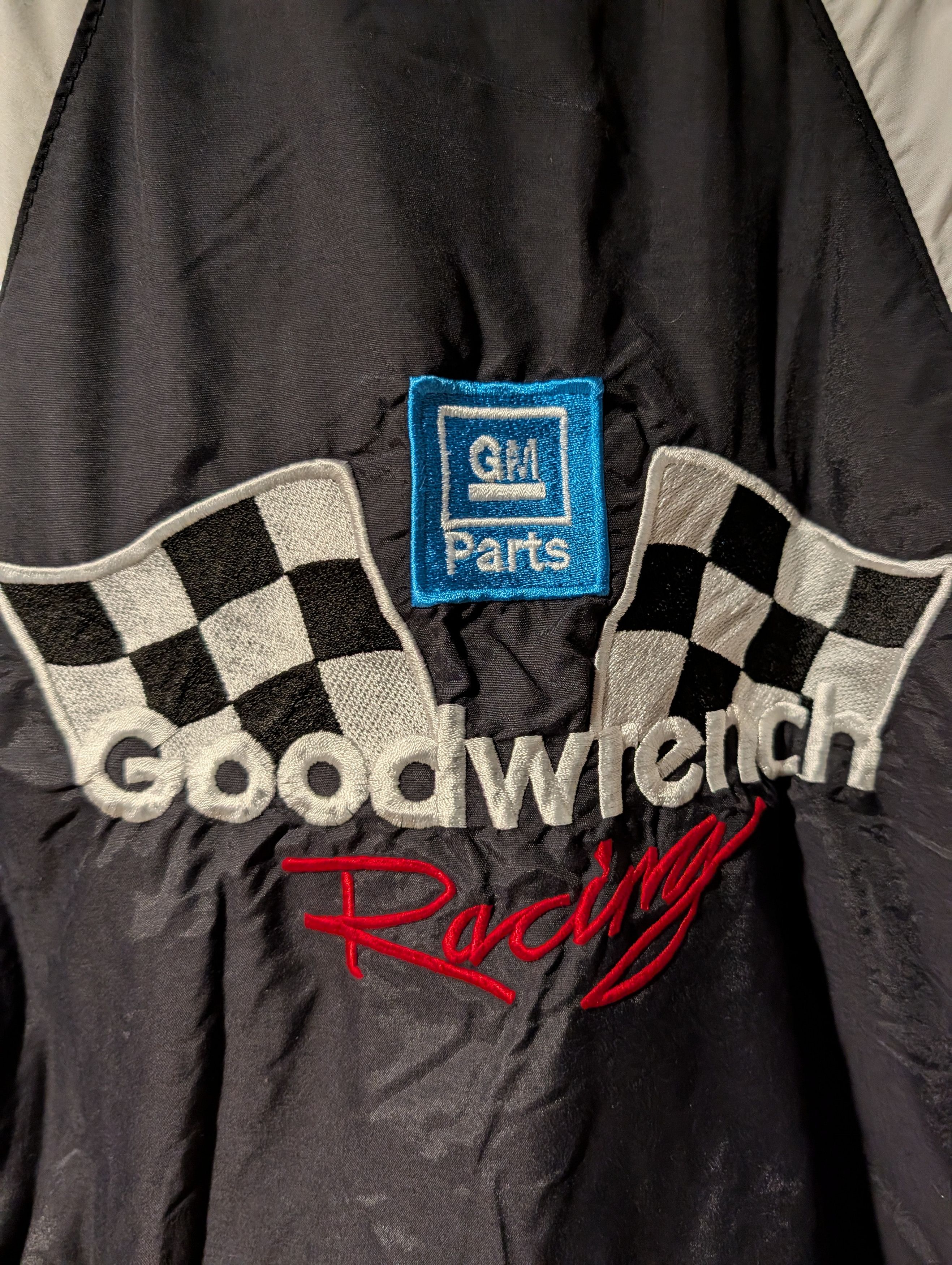 NASCAR Vintage 90s Dale Earnhardt Nascar Goodwrench Puffer Jacket Size US M / EU 48-50 / 2 - 2 Thumbnail