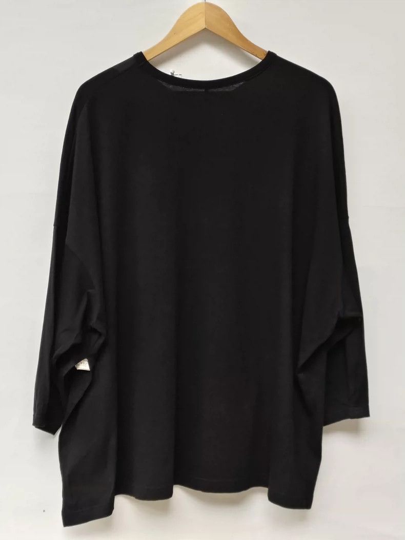 Yohji Yamamoto Yohji Yamamoto size 2 Black Loose Long Sleeve 2505-Nextarr Size M / US 6-8 / IT 42-44 - 2 Thumbnail