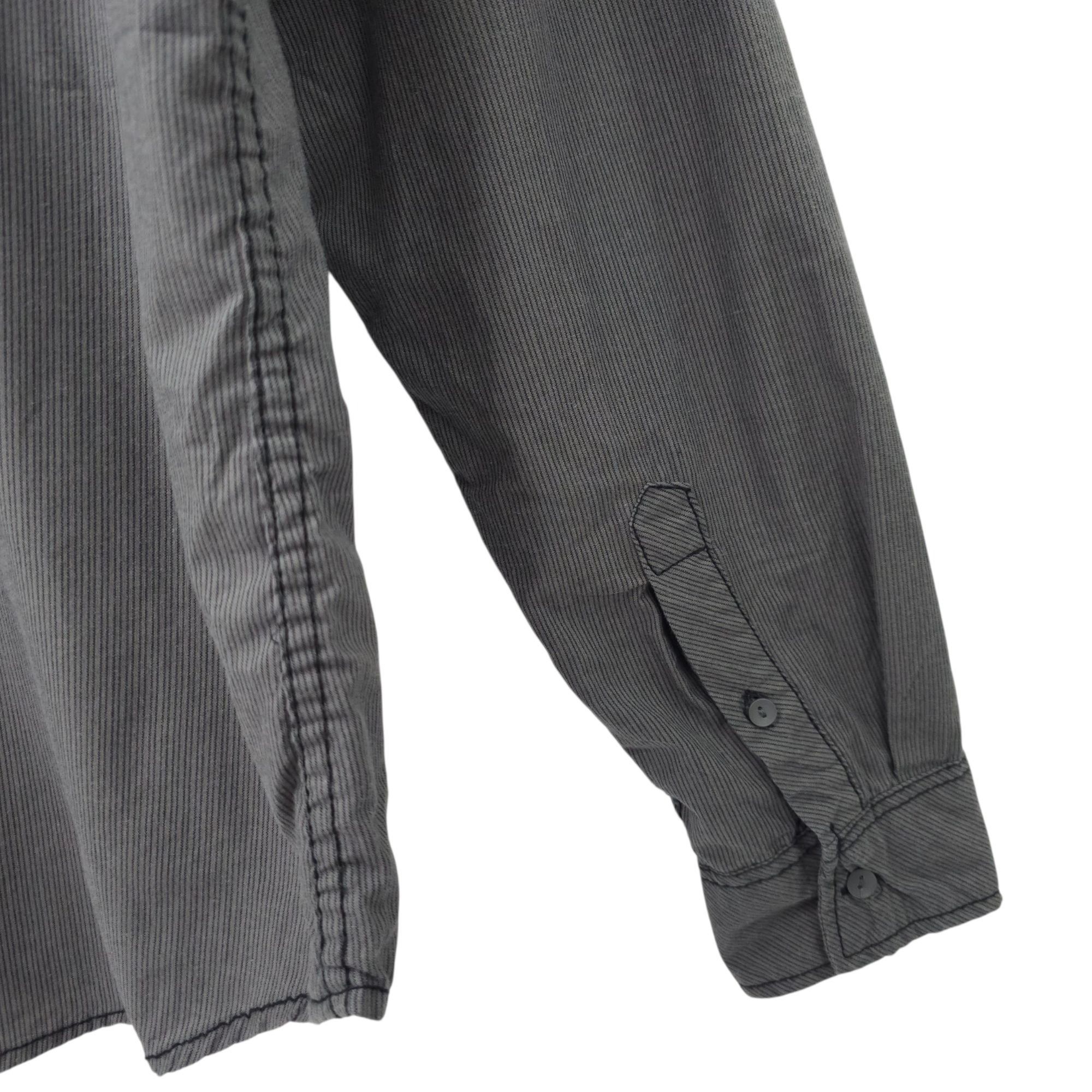 Carbon Carbon Slim Fit Button Front Shirt Mens XXL READ Tab Sleeve Size US XXL / EU 58 / 5 - 17 Thumbnail
