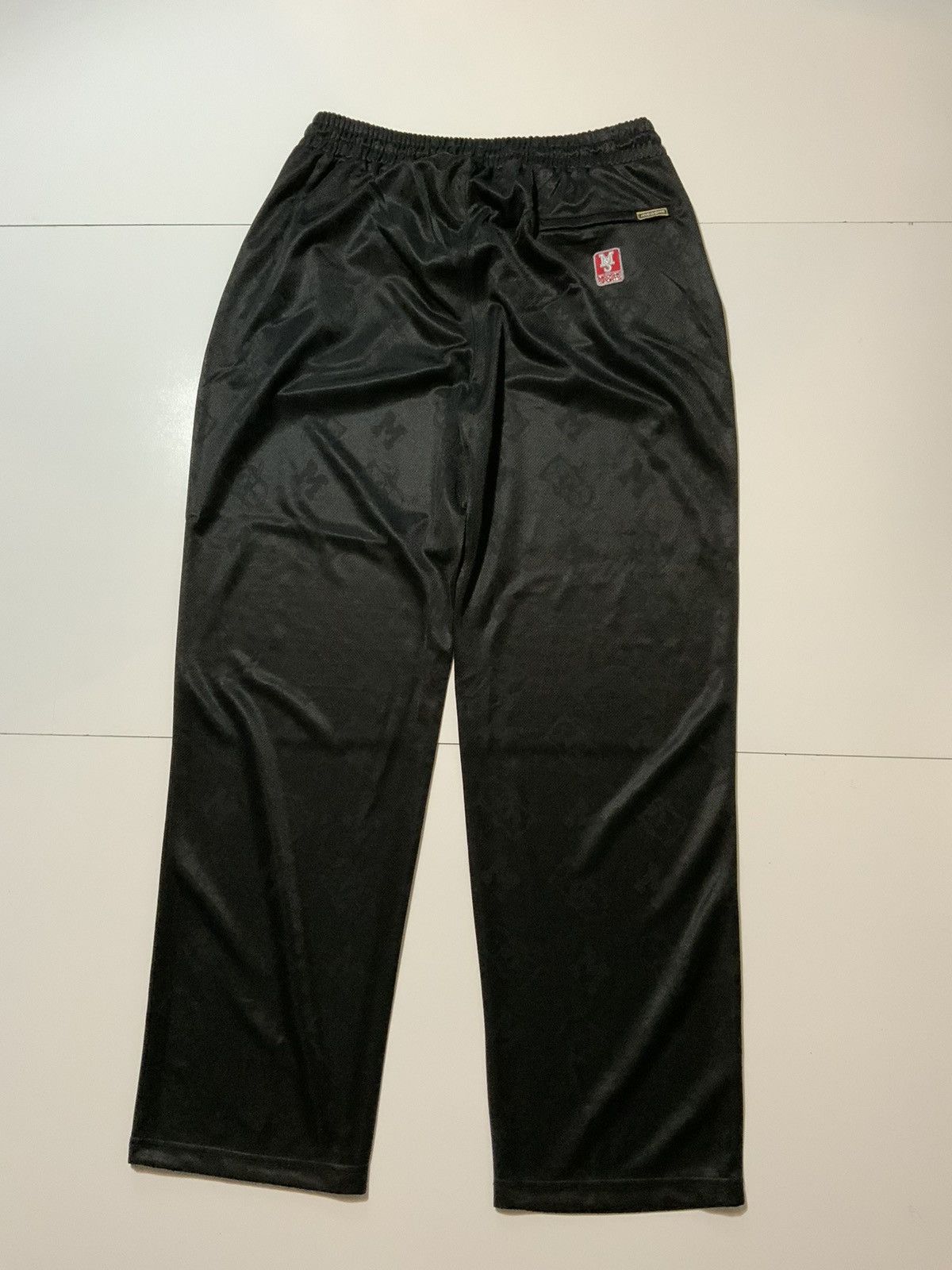 Vintage Vintage Y2K Meoshe Monogram Dog Wide Leg Track Sweat Pants Size US 34 / EU 50 - 3 Thumbnail