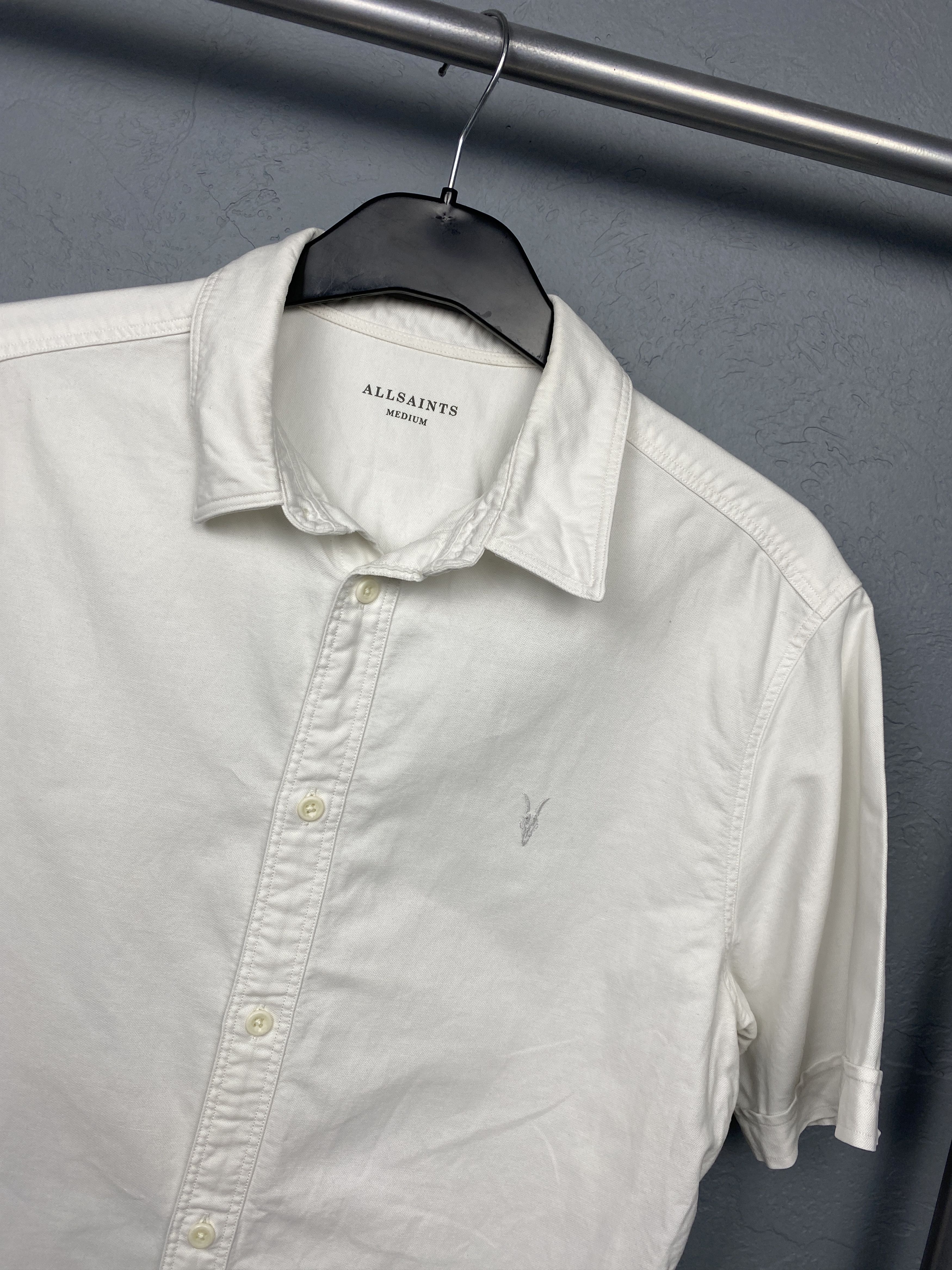 Allsaints Allsaints Vintage Mens Hungtinton Short Sleeve Shirt Size US M / EU 48-50 / 2 - 2 Thumbnail