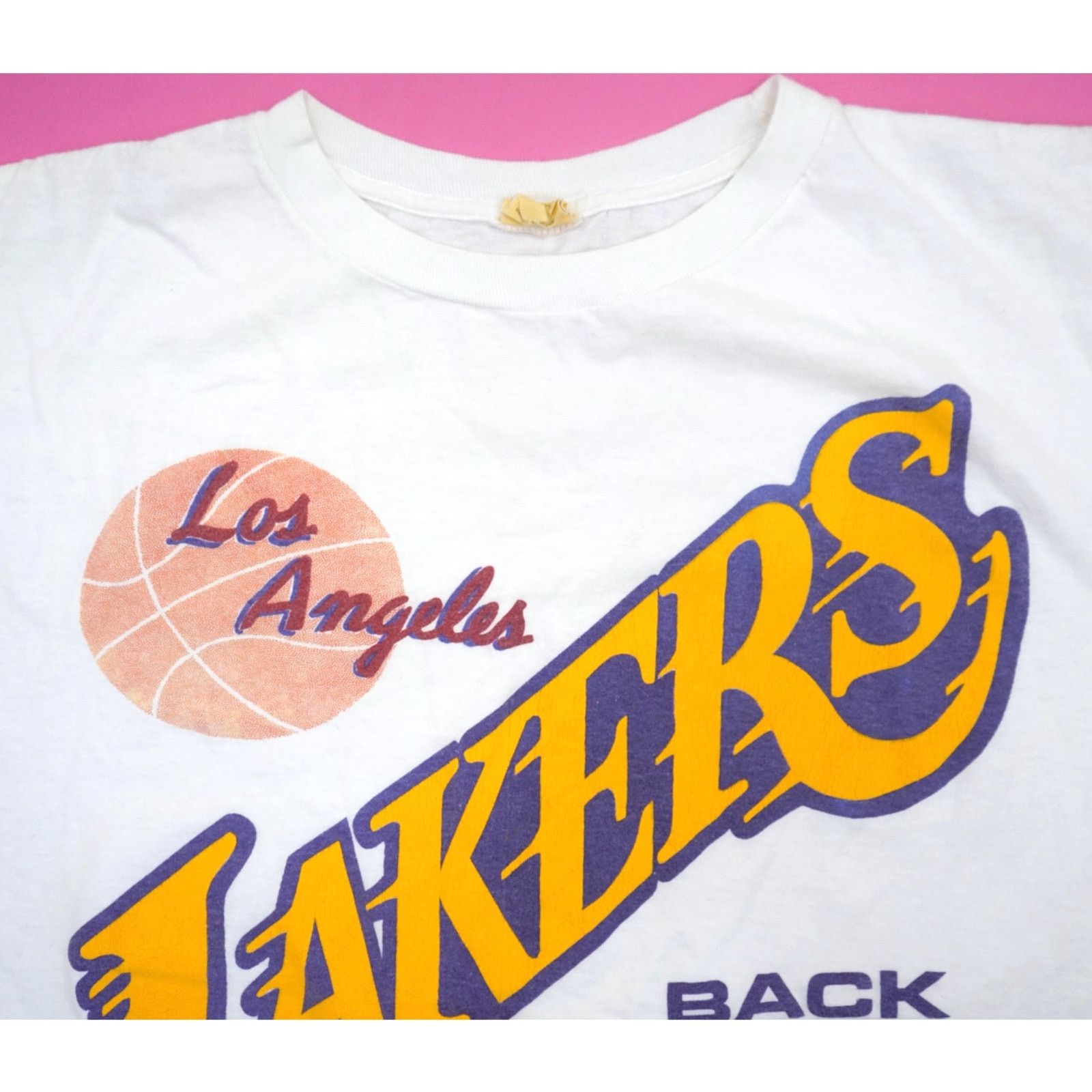 Vintage Vintage 80s Bootleg Los Angeles Lakers Back to Back Medium Size US M / EU 48-50 / 2 - 3 Thumbnail