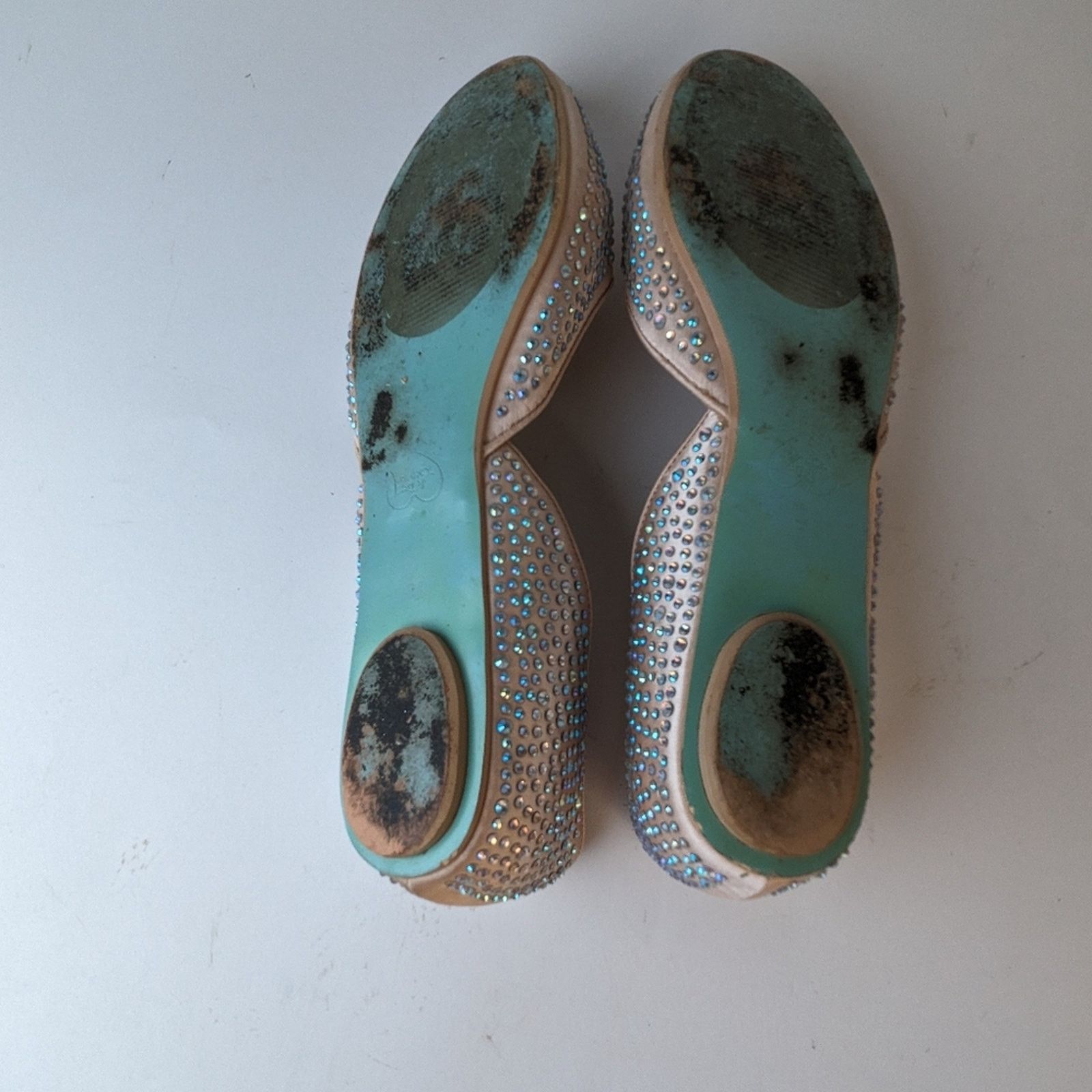 Betsey Johnson Betsey Johnson Jane Satin Rhinestone Flats / 9 Size US 9 / IT 39 - 6 Thumbnail