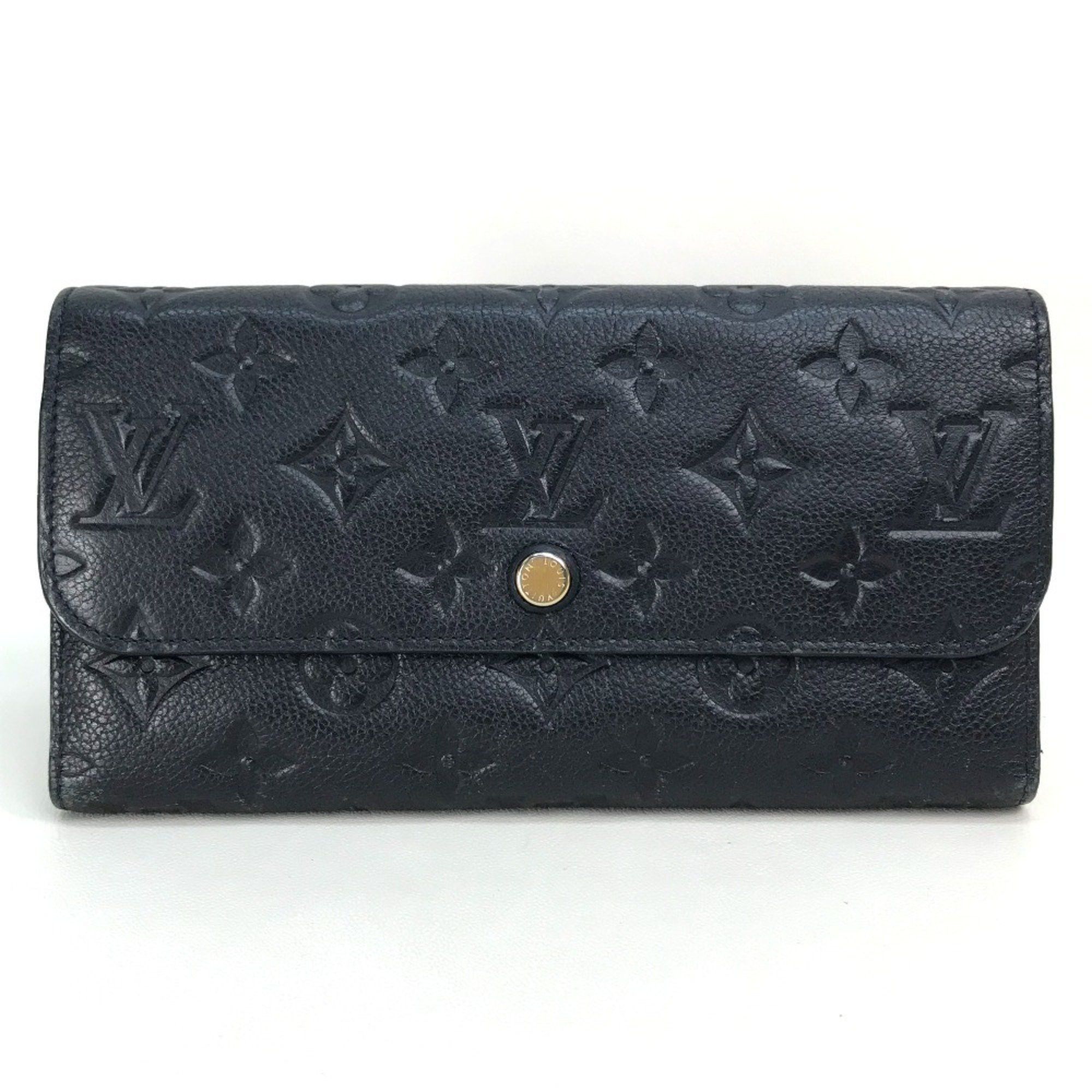 Louis Vuitton LOUIS VUITTON M60258 Monogram Empreinte Portefeuille Virtuose Long Wallet Leather Women's Infini Navy Size ONE SIZE - 1 Thumbnail
