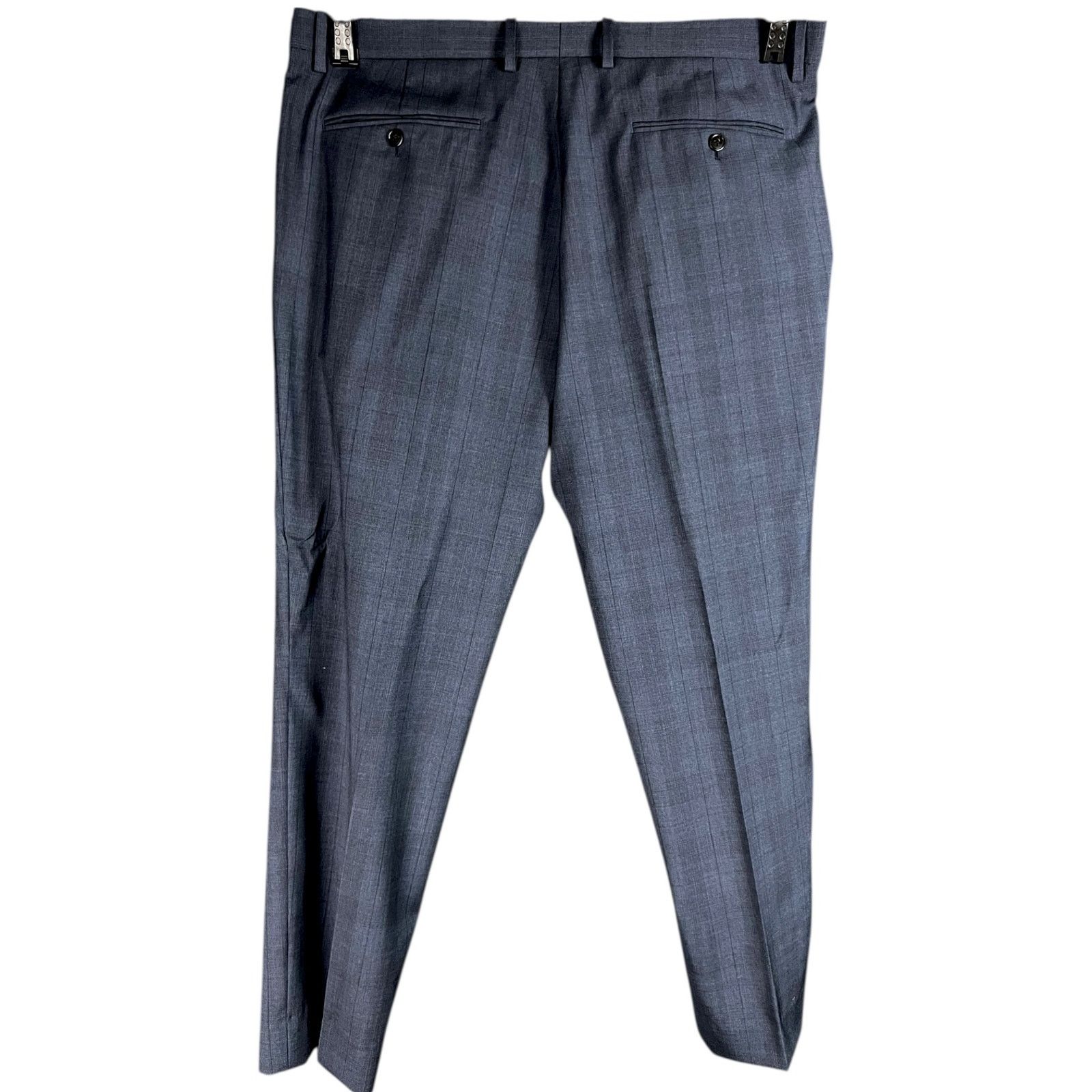 Theory Theory Blue Multi Kingston Wool Plaid Pants 38x28 $265 NWT* Size 38R - 2 Thumbnail