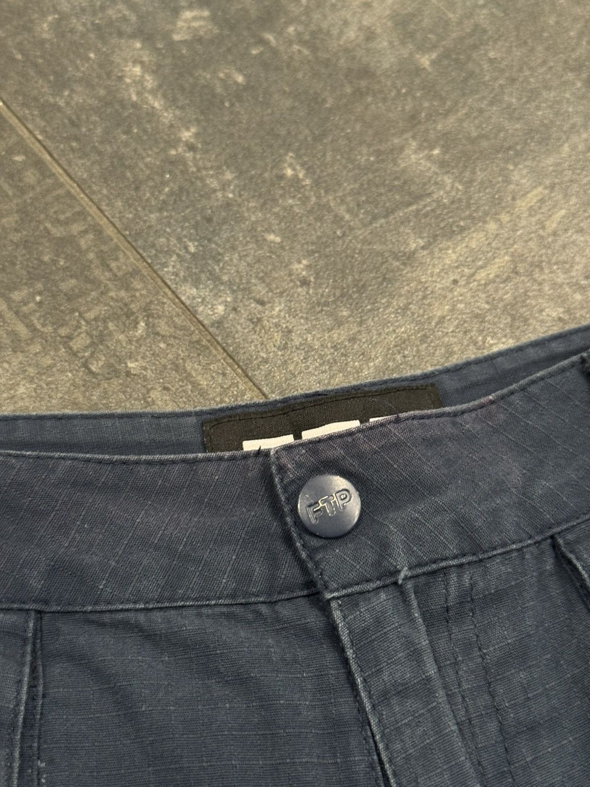 Fuck The Population FTP Ripstop Cargo Shorts Size 34 Navy Blue Size US 34 / EU 50 - 7 Thumbnail