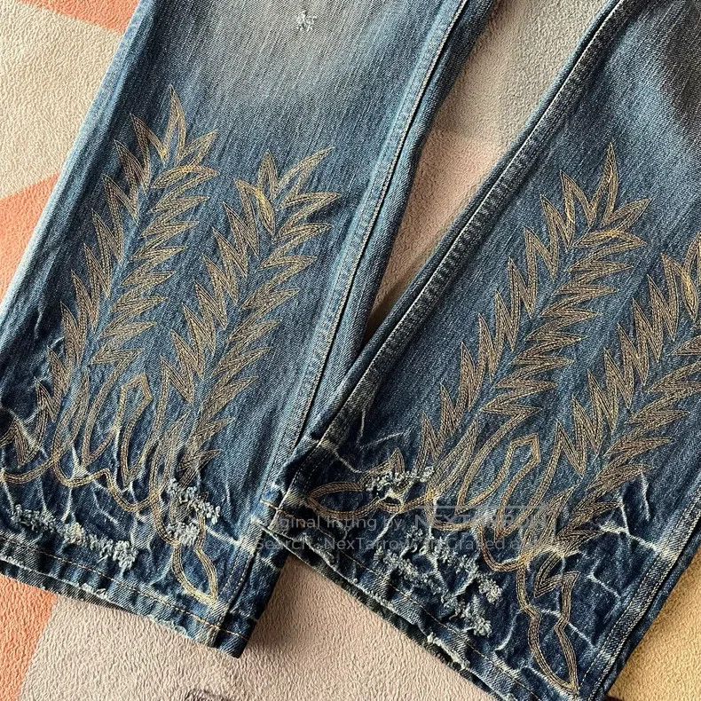 RRL Ralph Lauren RRL Ralph Lauren Western Embroidered Jeans Size US 33 - 4 Thumbnail