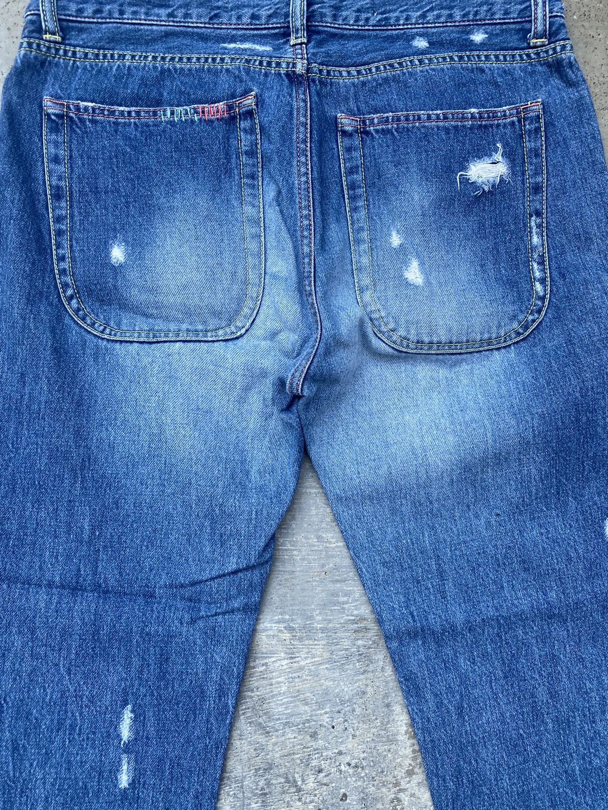 Tsumori Chisato VINTAGE TSUMORI CHISATO DISTRESSED BORO PUNK JAPAN Size US 32 / EU 48 - 7 Thumbnail