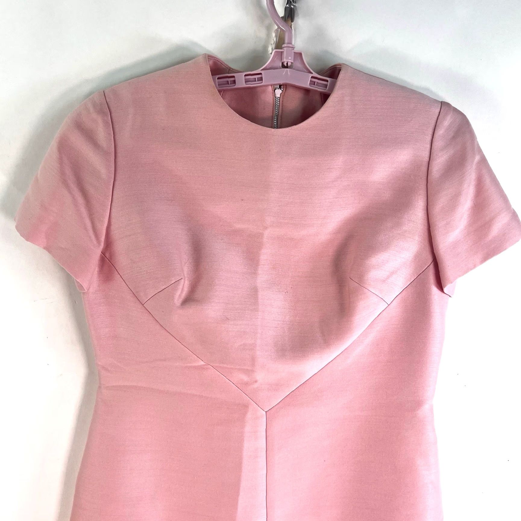 Vintage Vintage 60's-70's Mardi Gras NY Shift Dress Womens Size 12 Peach Jackie O Size XXS / US 00 / IT 34 - 2 Thumbnail