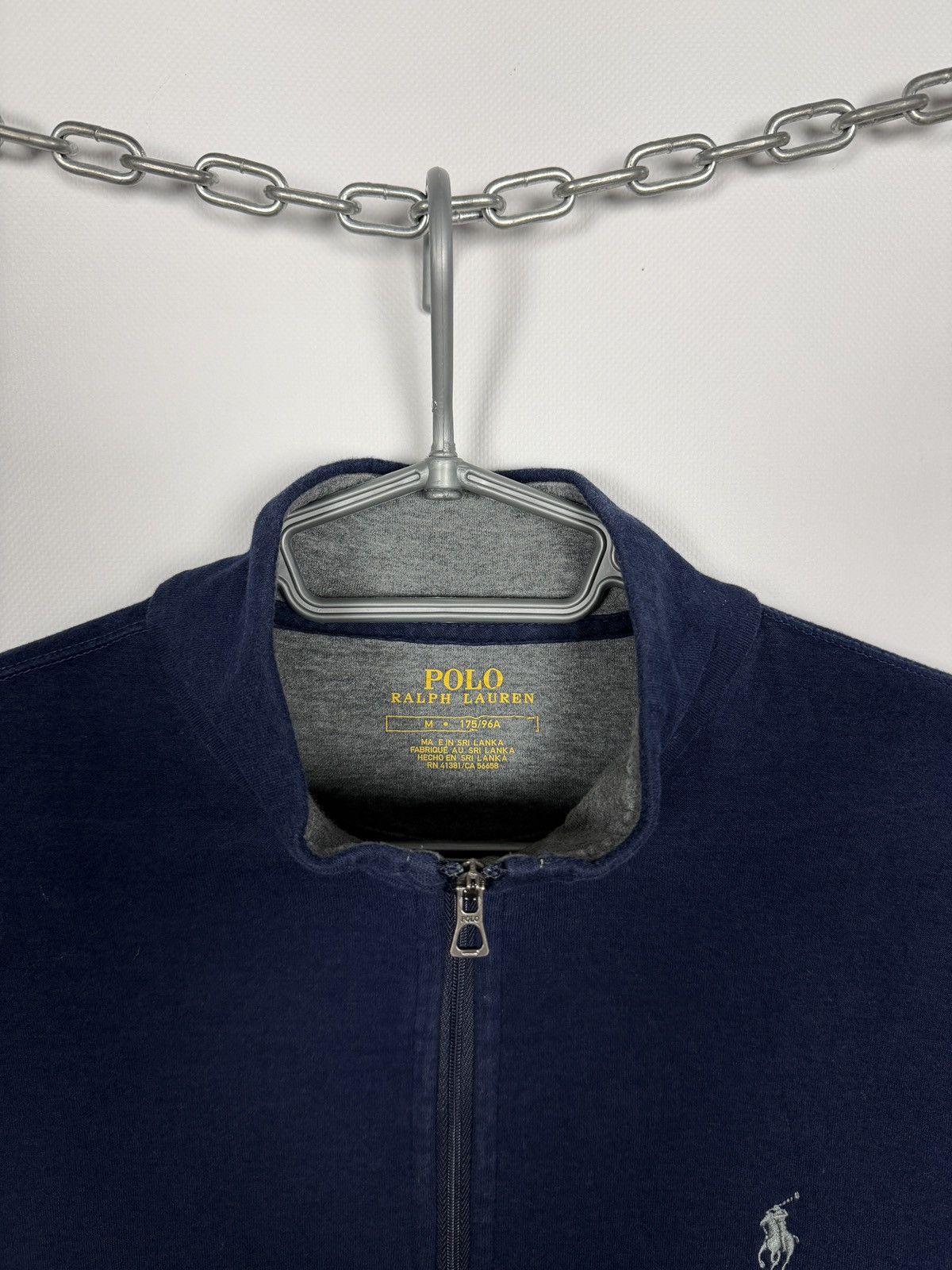Polo Ralph Lauren Polo Ralph Lauren 1/4 Zip Sweatshirt Navy Blue Pullover Sz M Size US M / EU 48-50 / 2 - 8 Thumbnail