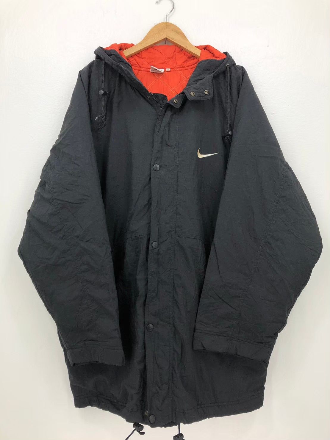 Nike × Vintage Vintage 90's NIKE Jacket Big Swoosh Logo BN Size US XL / EU 56 / 4 - 3 Thumbnail