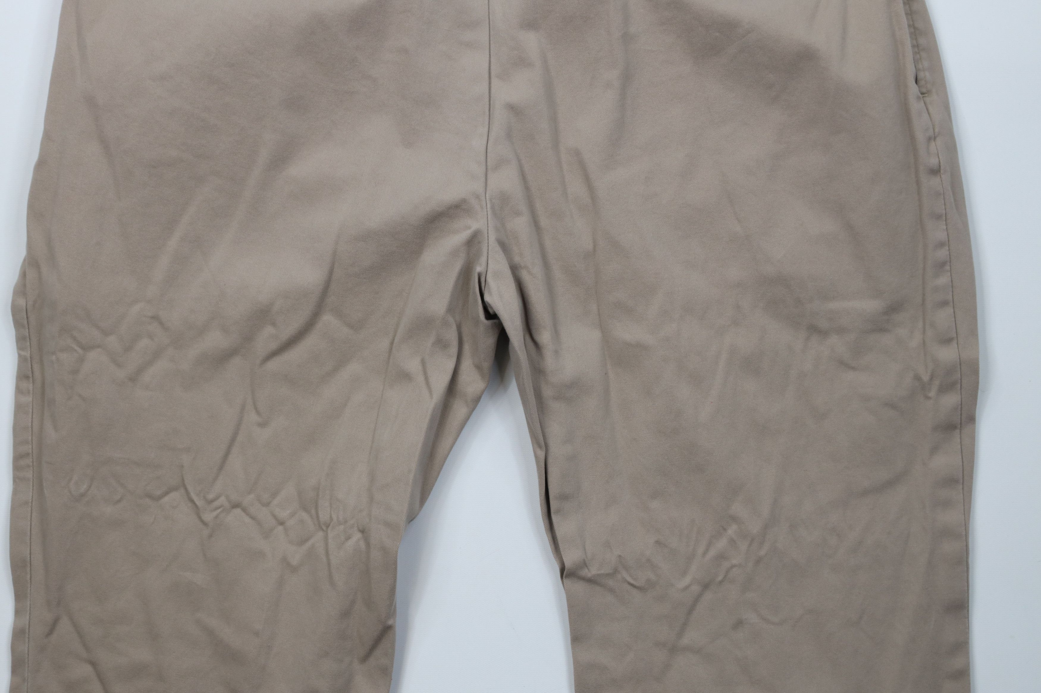 Ralph Lauren Vintage 90s Ralph Lauren Wide Leg Chino Pants Beige Cotton Size US 42 / EU 58 - 10 Thumbnail