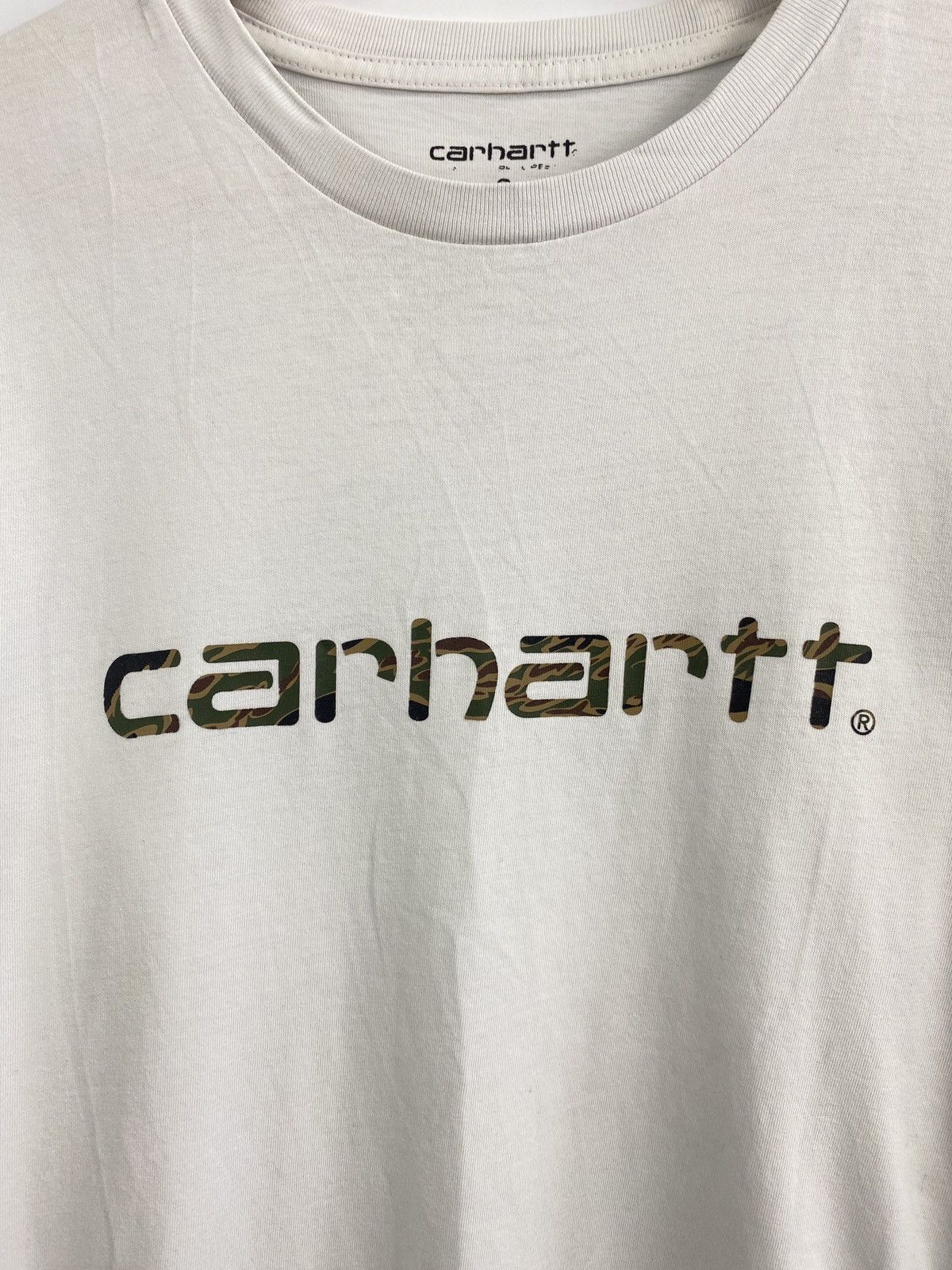 Carhartt × Carhartt Wip × Vintage 🇺🇸 Y2K Carhartt Military Logo T-Shirt Rare Retro Hype Size US S / EU 44-46 / 1 - 4 Thumbnail